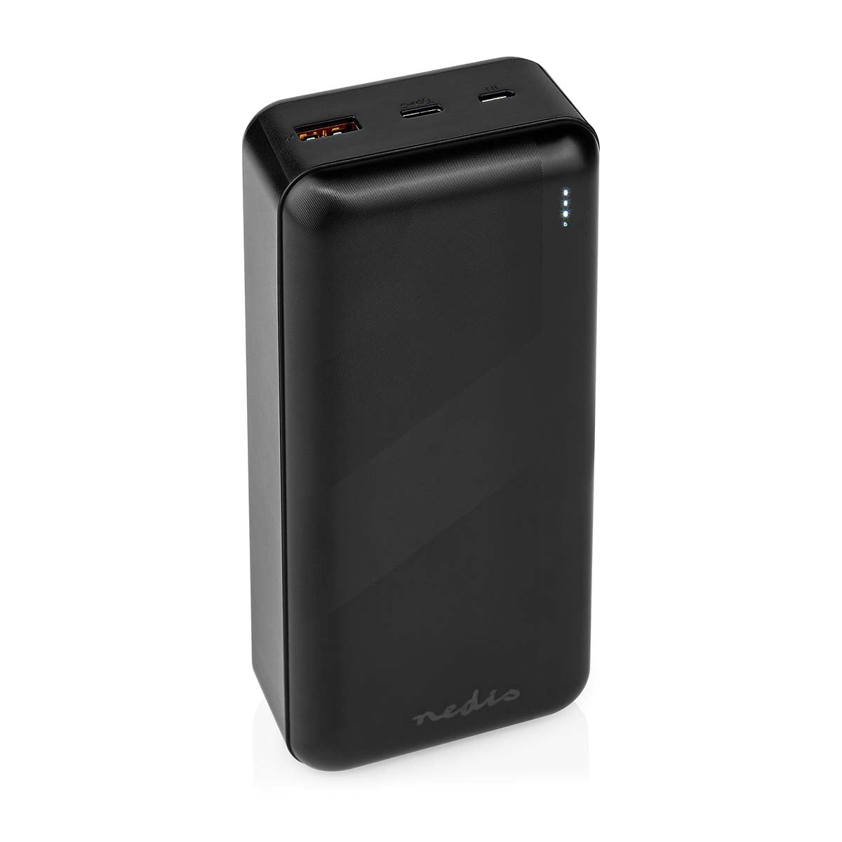 powerbank | 30000 mAh | 1.5 / 2.0 / 3.0 A | Anzahl der Ausgänge: 2 | Ausgangsanschluss: 1x USB-A / 1x USB-C™ | Eingangsverbindung: 1x Micro USB / 1x USB-C™ | PD3.0 20W | Lithium-Polymer