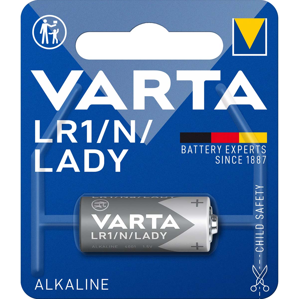 Alkalibatterie LR1 1,5 V 1-Blister