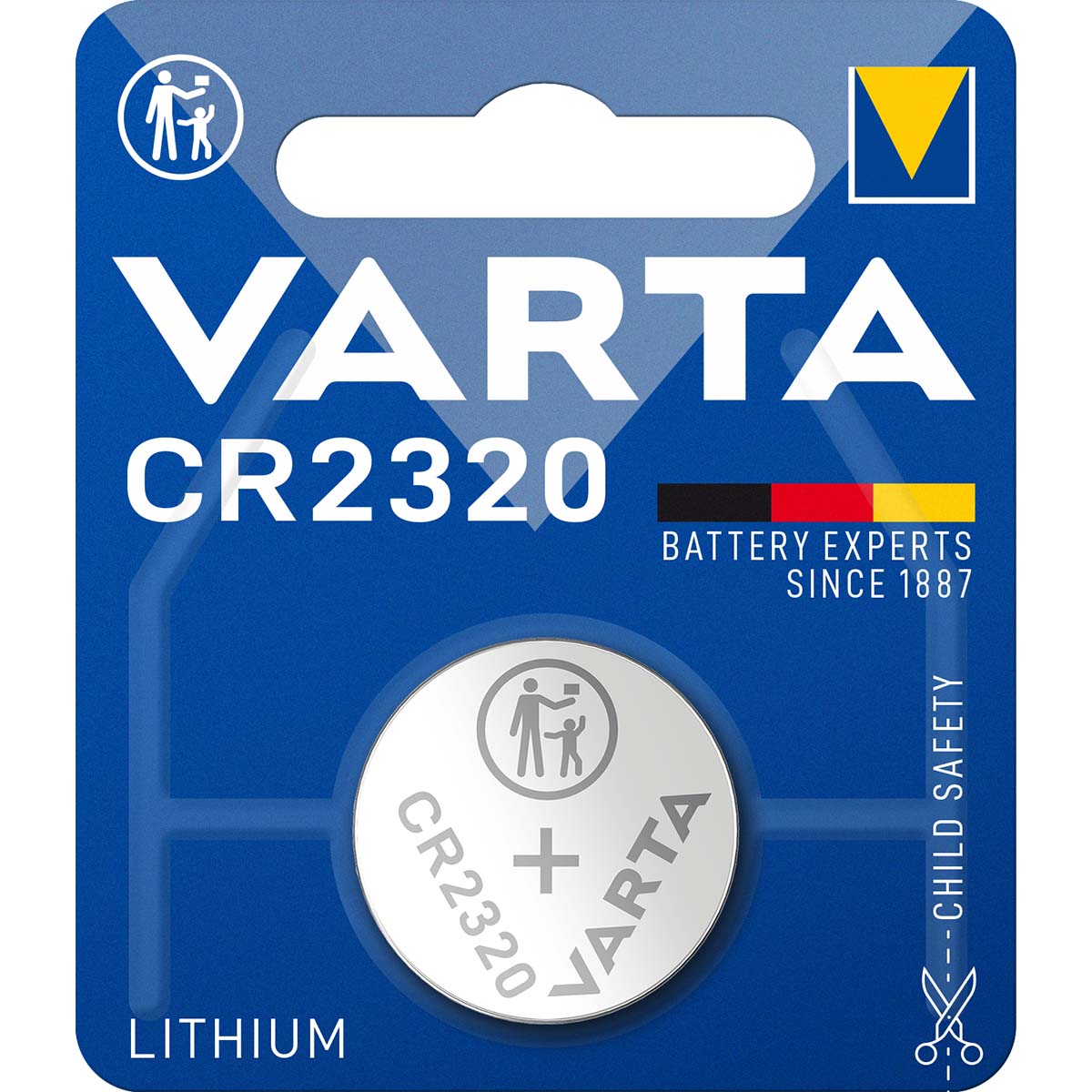 Lithium-Knopfzelle CR2320 | 3 V | 135 mAh | 1-Blister