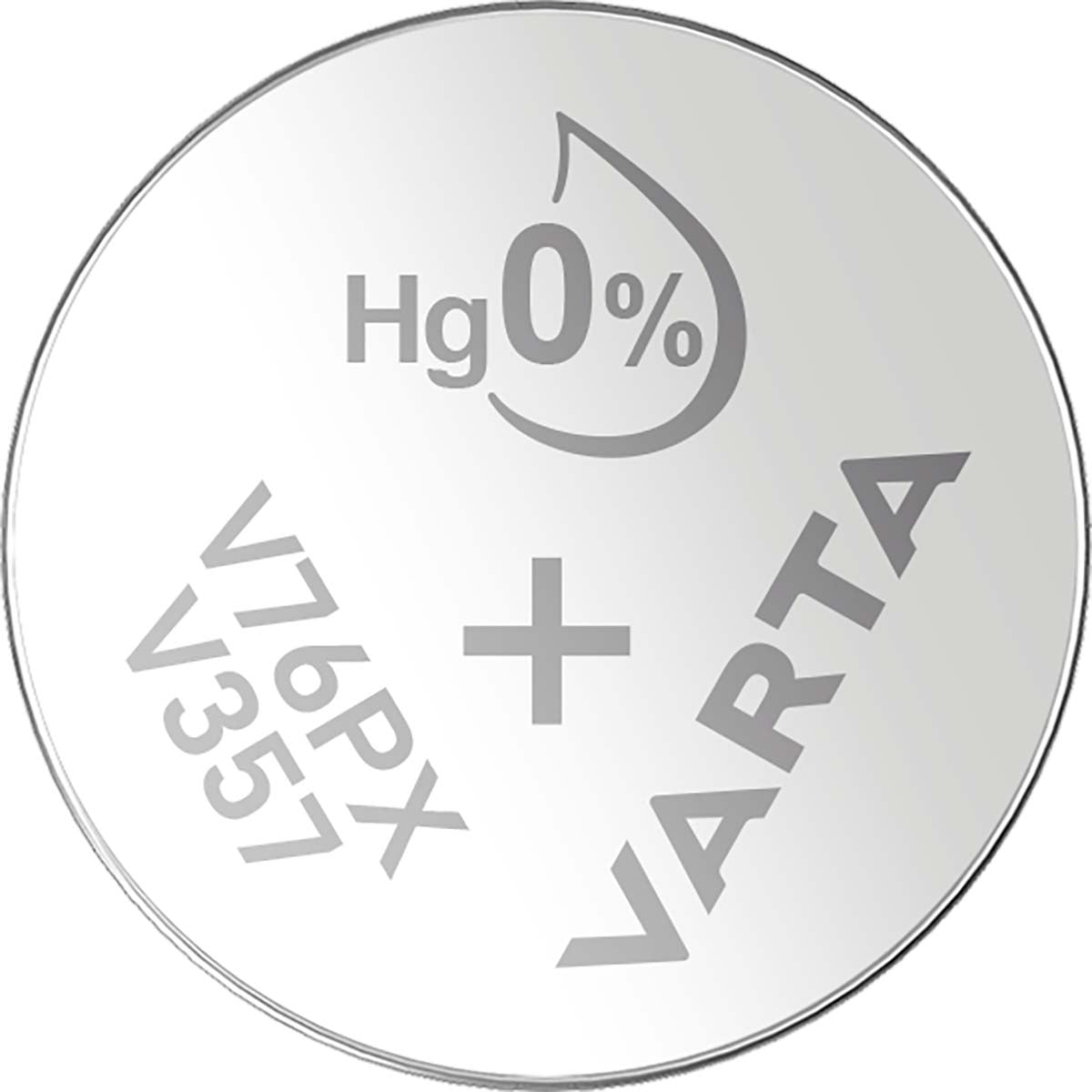 Silber-Oxid-Batterie SR44 | 1.55 V DC | 155 mAh | 1-Blister | Uhr | Silber