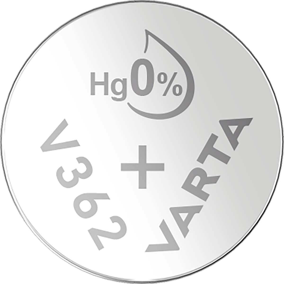 Silber-Oxid-Batterie SR58 | 1.55 V DC | 21 mAh | 1 Packung | Uhr | Silber