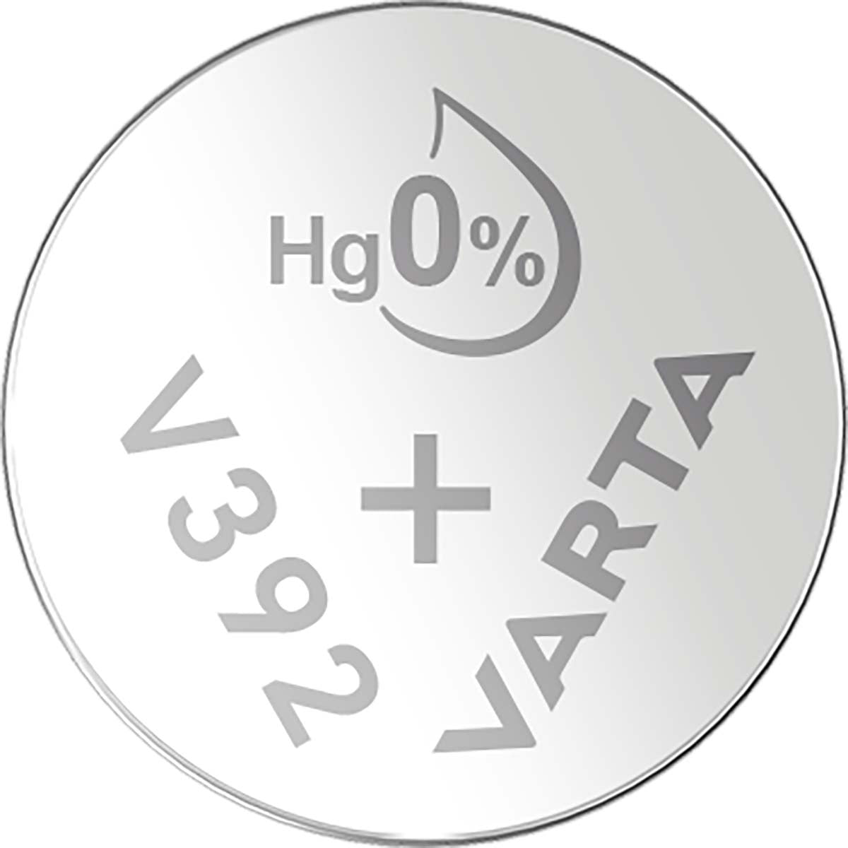 Silber-Oxid-Batterie SR41 | 1.55 V DC | 38 mAh | 1 Packung | Uhr | Silber