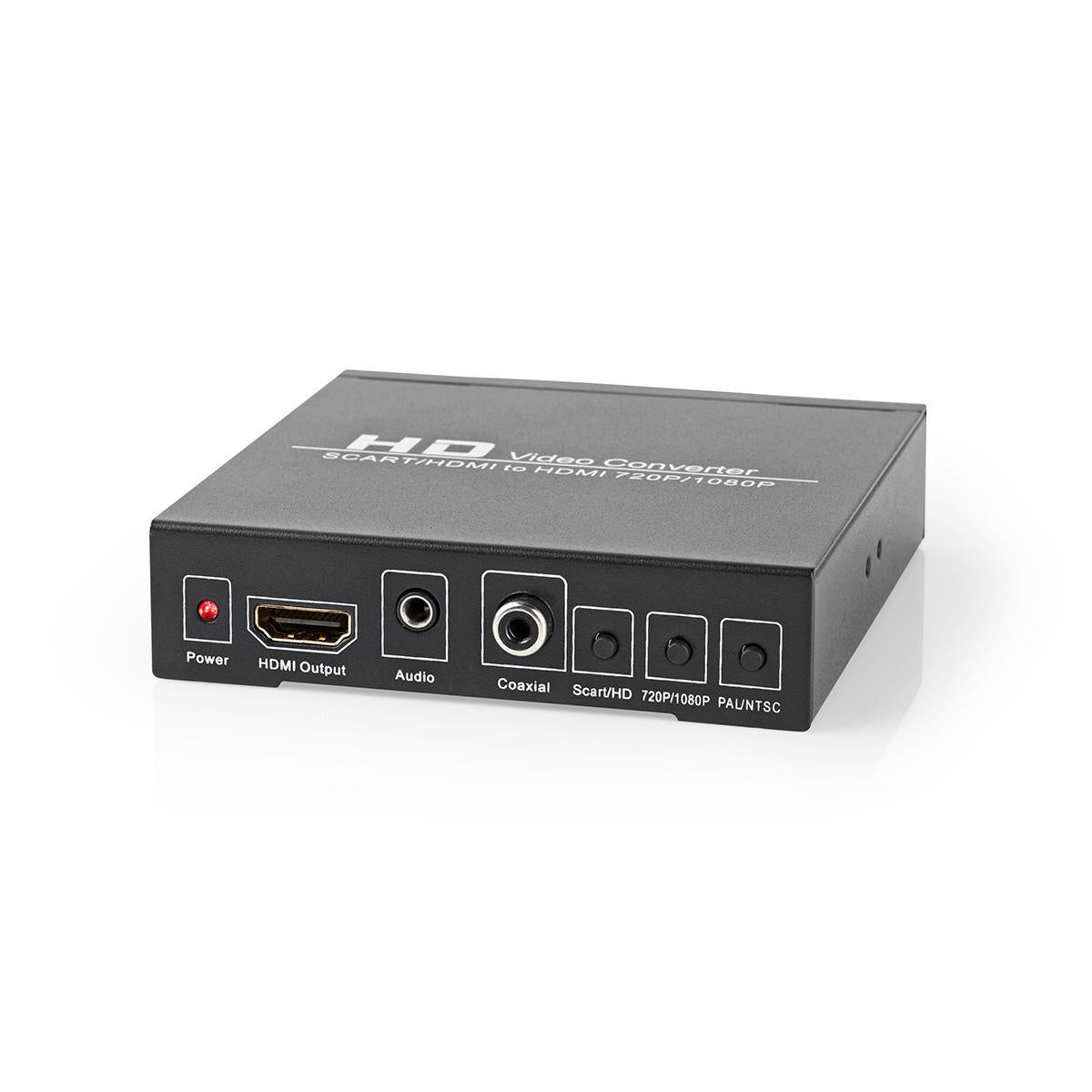 HDMI ™ Converter | SCART Buchse | HDMI™ Ausgang / 1x 3.5 mm Audio Out / 1x Digital Audio | 1-Weg | 1080p | 1.65 Gbps | Aluminium | Anthrazit