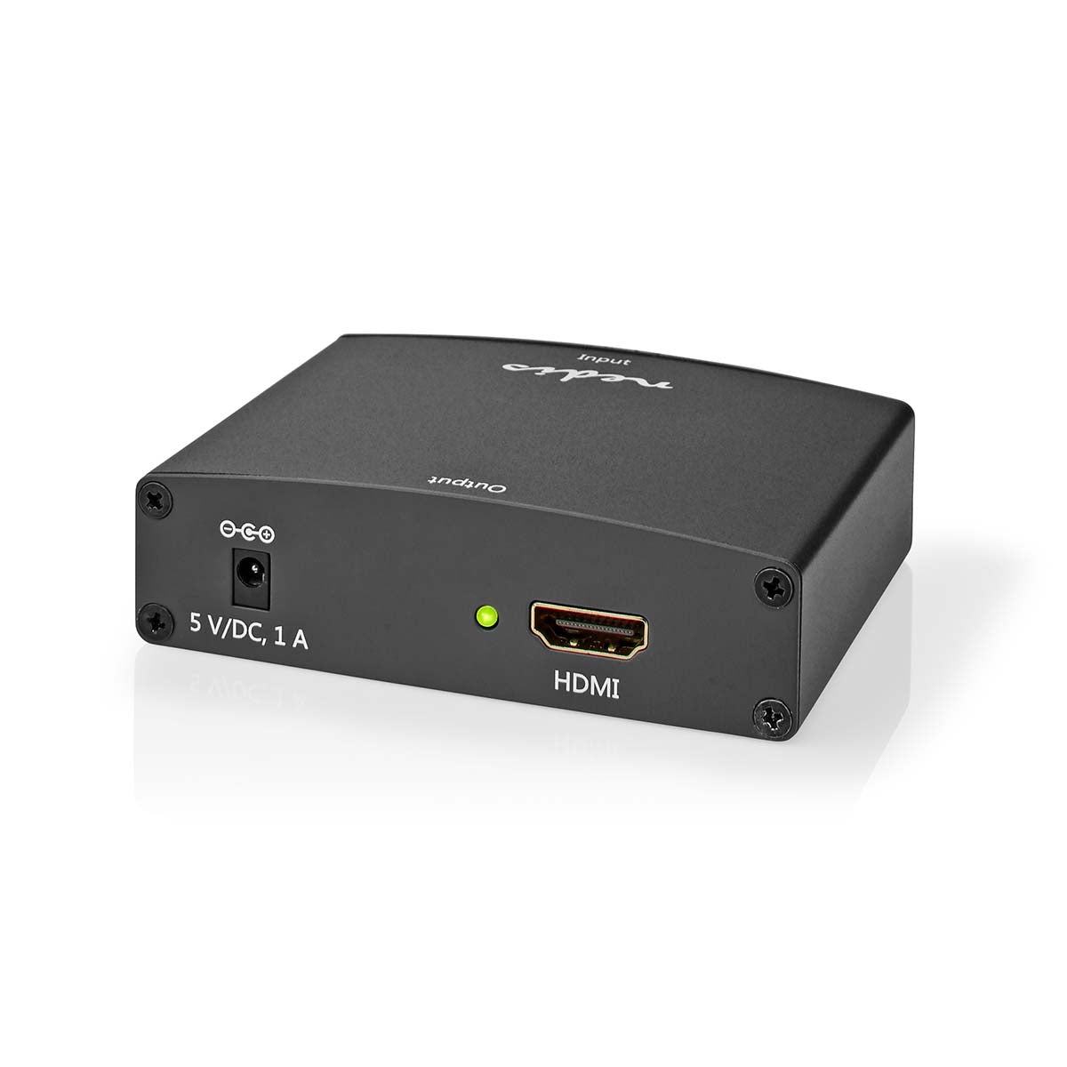 HDMI ™ Converter | VGA Female / 2x Cinch Buchse | HDMI™ Ausgang | 1-Weg | 1080p | 1.65 Gbps | Aluminium | Anthrazit