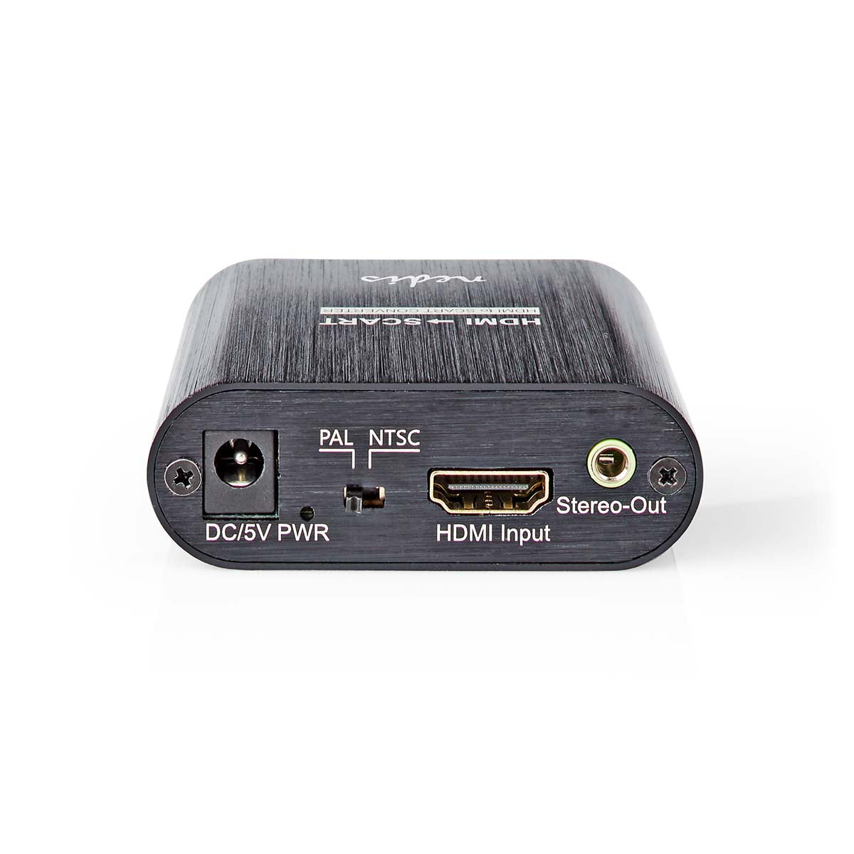 HDMI ™ Converter | HDMI™ Eingang | SCART Buchse | 1-Weg | 480i | 18 Gbps | Metall | Anthrazit