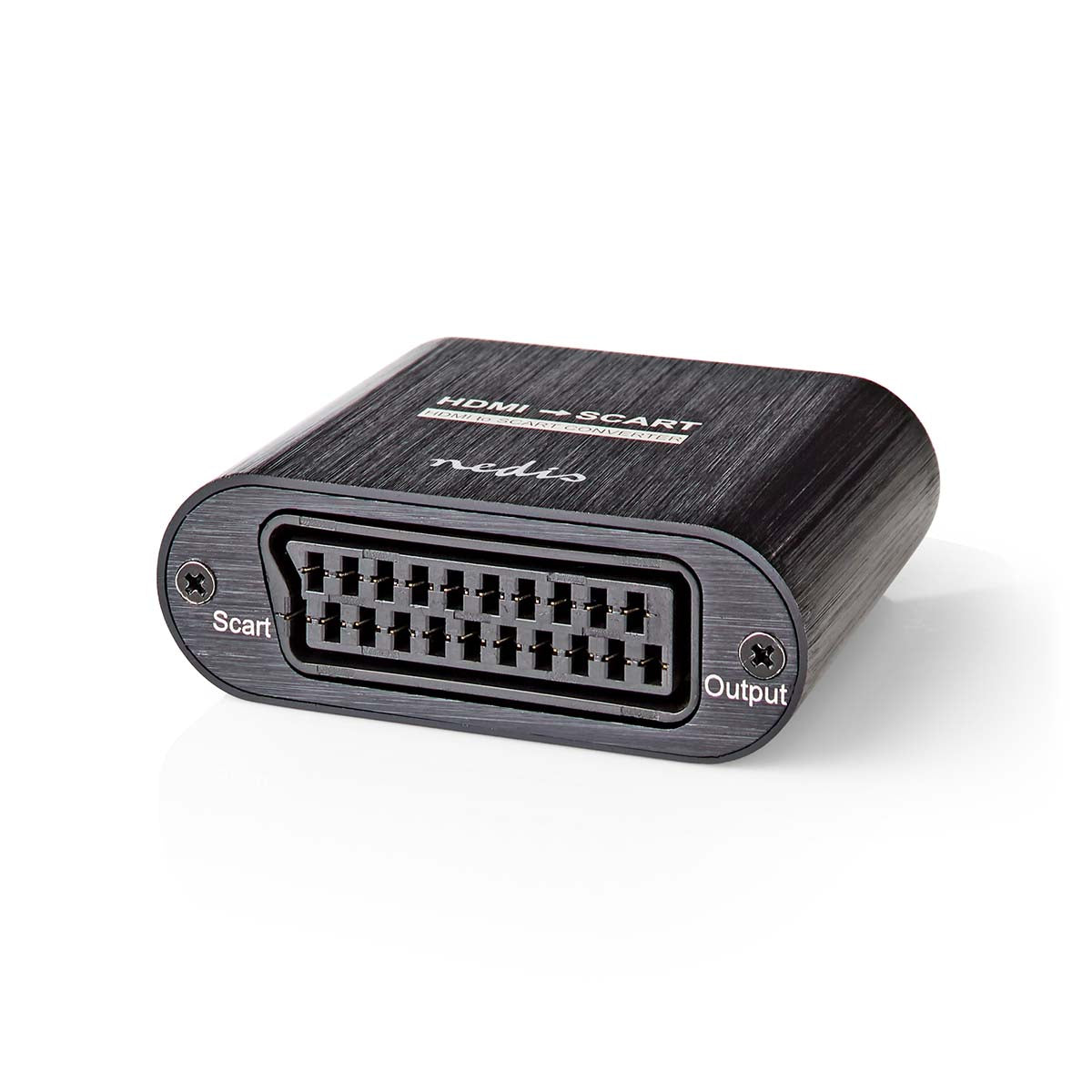 HDMI ™ Converter | HDMI™ Eingang | SCART Buchse | 1-Weg | 480i | 18 Gbps | Metall | Anthrazit