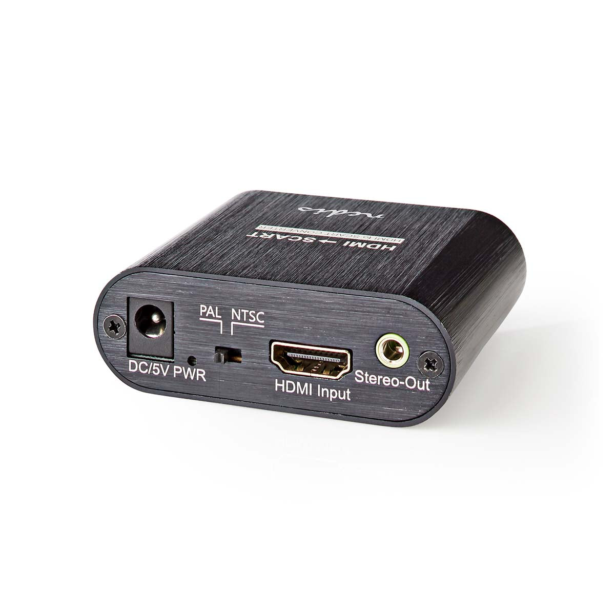 HDMI ™ Converter | HDMI™ Eingang | SCART Buchse | 1-Weg | 480i | 18 Gbps | Metall | Anthrazit