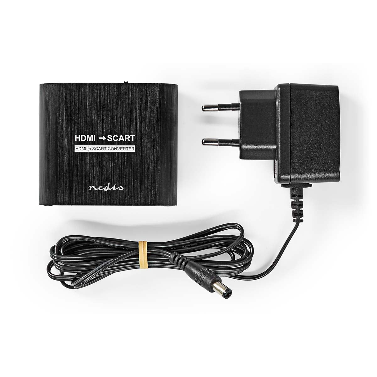 HDMI ™ Converter | HDMI™ Eingang | SCART Buchse | 1-Weg | 480i | 18 Gbps | Metall | Anthrazit