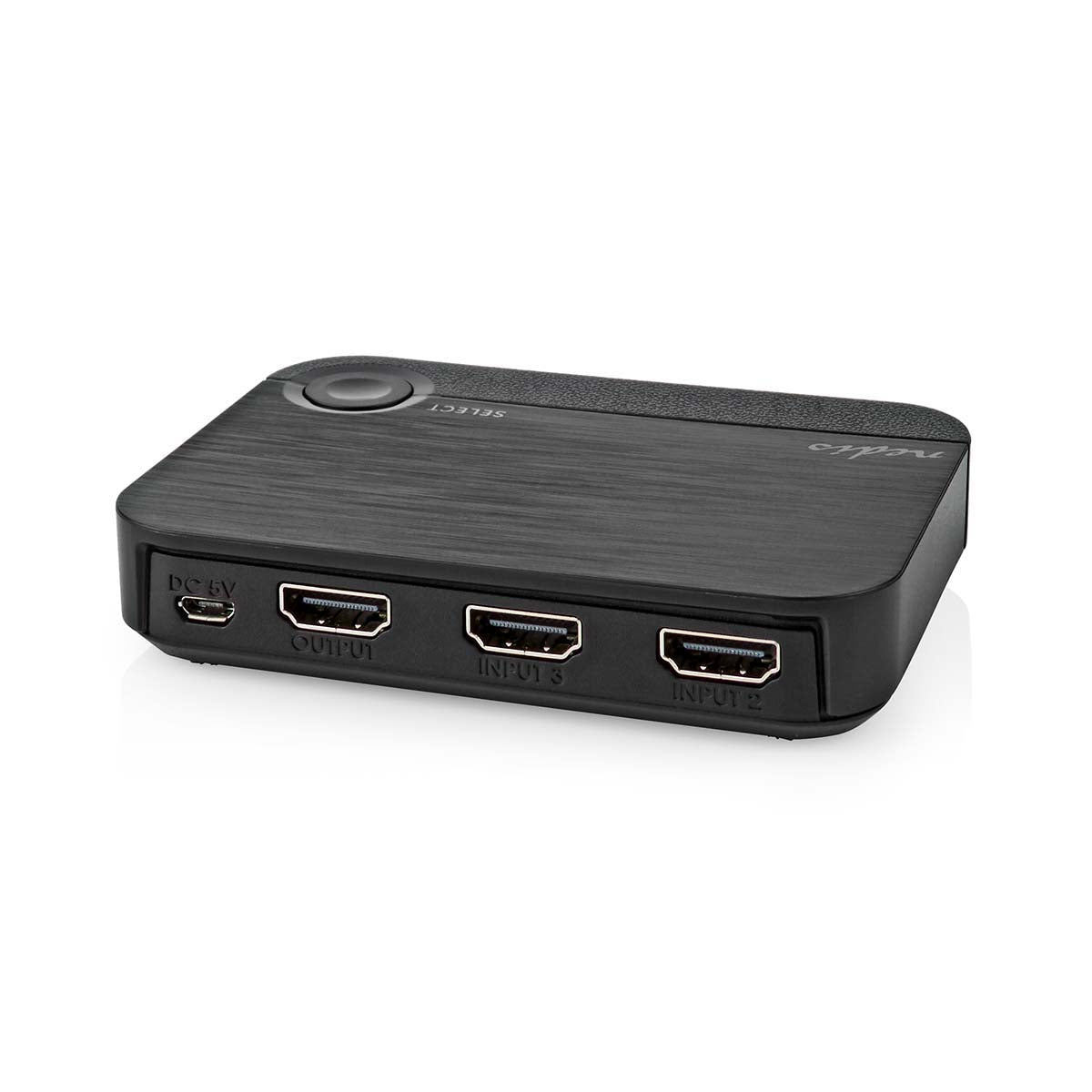 HDMI ™ Converter | 1x USB-C™ / 2x HDMI™ Eingang | 1x HDMI™ Ausgang | 1-Weg | 4K@60Hz | 18 Gbps | ABS | Anthrazit