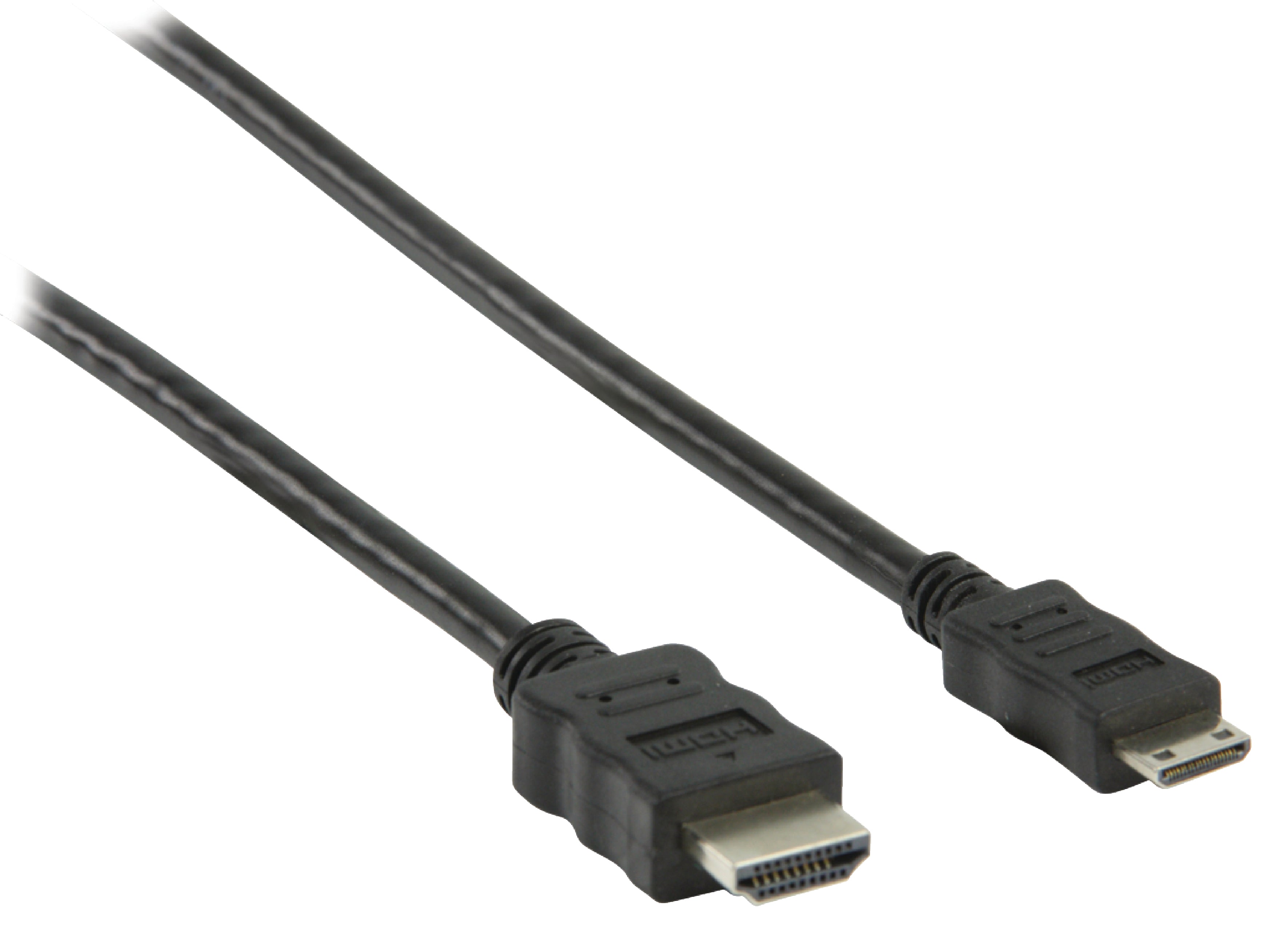 High Speed HDMI Kabel mit Ethernet HDMI Anschluss - HDMI Mini Stecker 2.00 m Schwarz