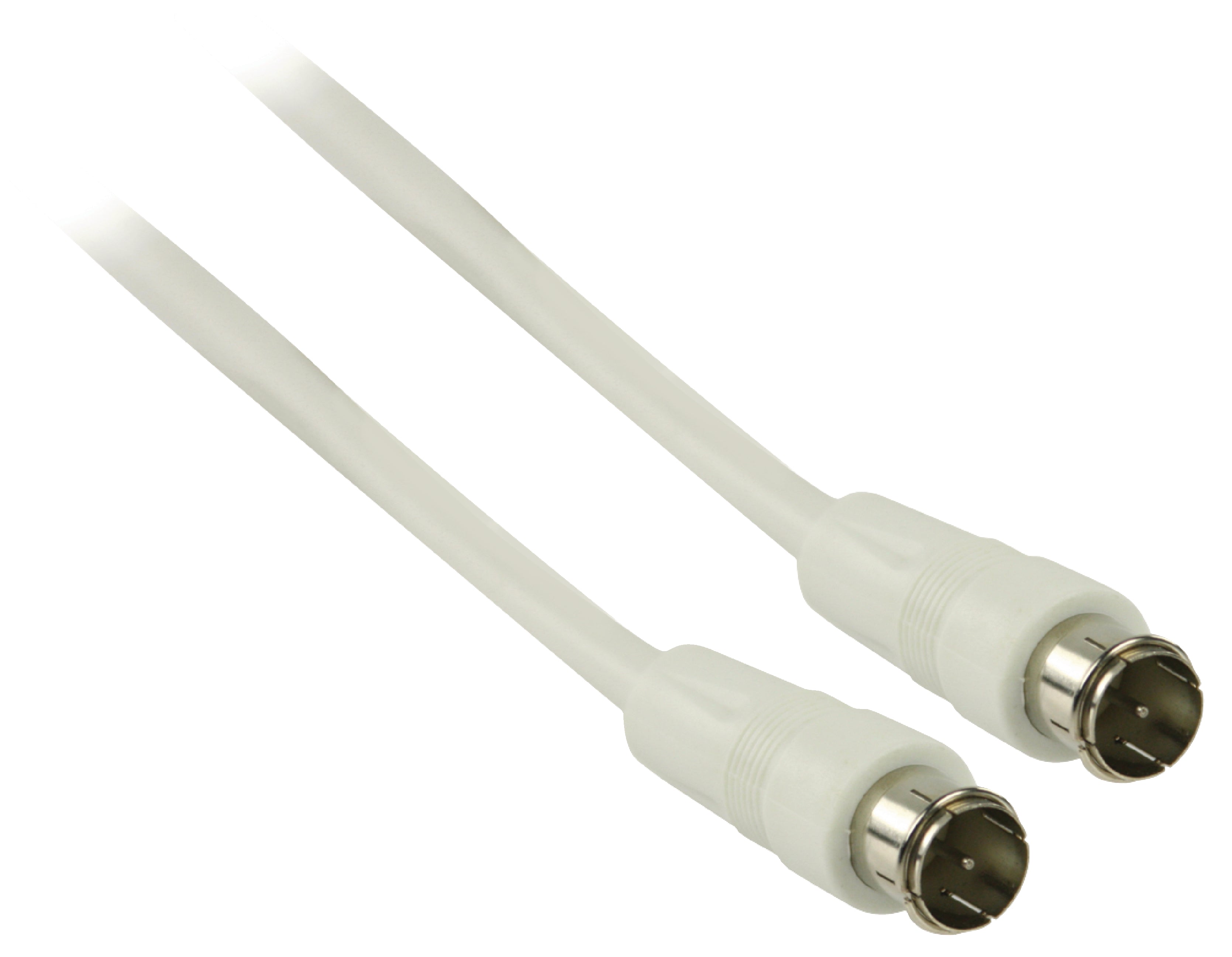 Antennenkabel F-Stecker Quick - F-Stecker Quick 10.0 m Weiss