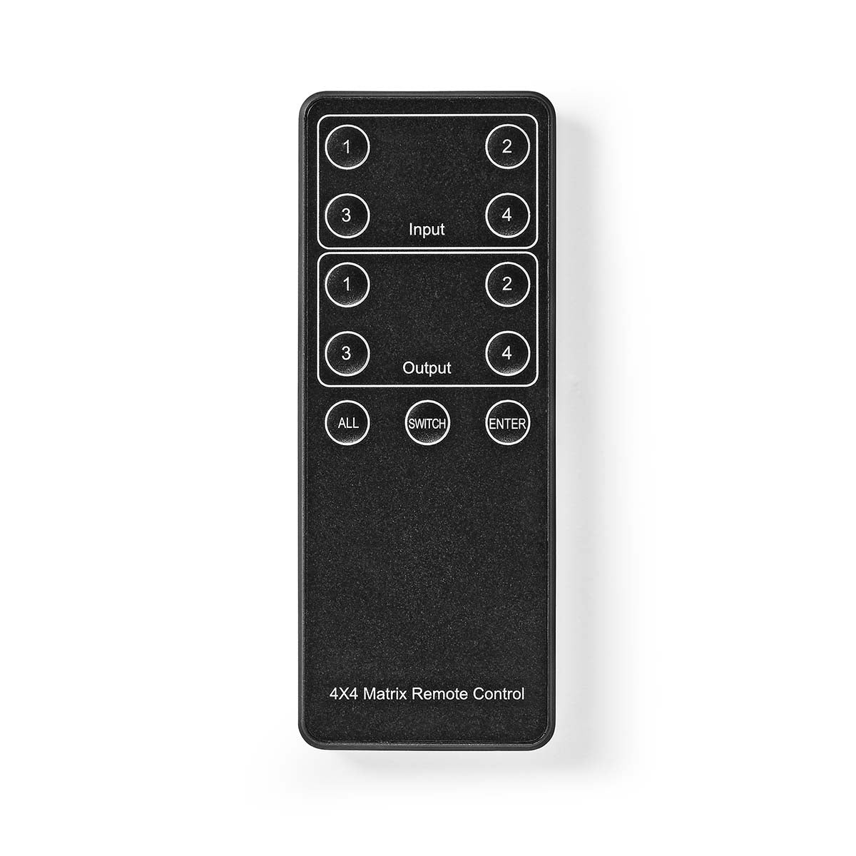 HDMI ™ Matrix Switch | 4x 4-Port port(s) | DC Power / 1x RS232 / 4x HDMI™ Eingang | 4x HDMI™ Ausgang | 4K@60Hz | 18 Gbps | ferngesteuert | Metall | Schwarz