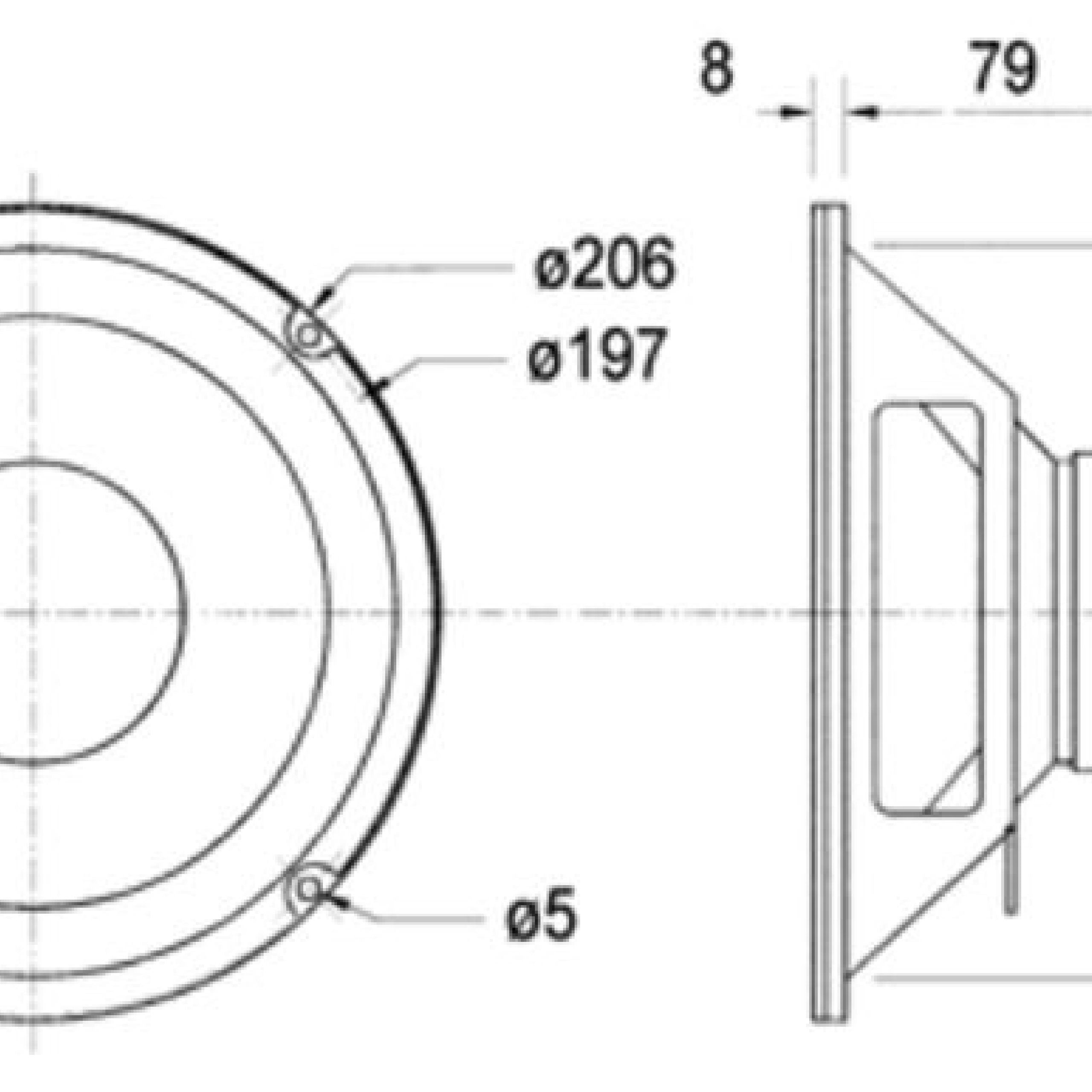 W200 - 4 Ohm Tieftöner 20 cm (8")