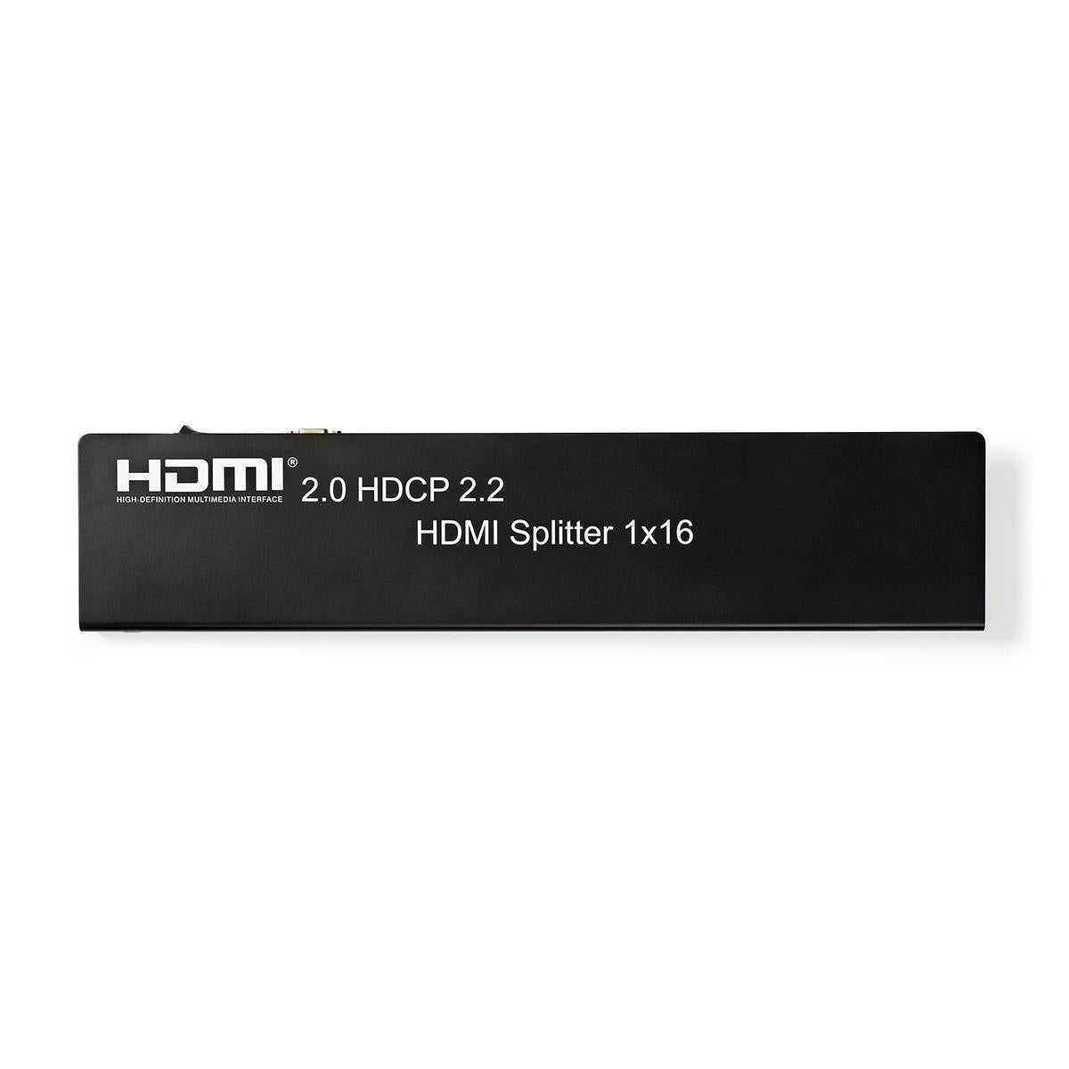 HDMI ™ Splitter | 2 x 8-Port port(s) | HDMI™ Eingang | USB-A Buchse / 16x HDMI™ Ausgang | 4K@60Hz | 18 Gbps | Metall | Anthrazit