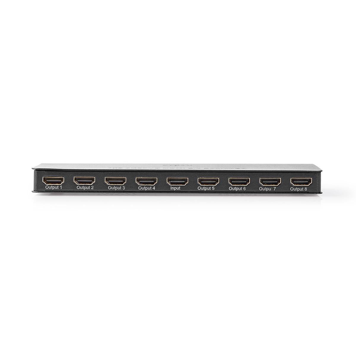 HDMI ™ Splitter | 8-Port port(s) | HDMI™ Eingang | 8x HDMI™ Ausgang | 4K@60Hz | 18 Gbps | Metall | Anthrazit