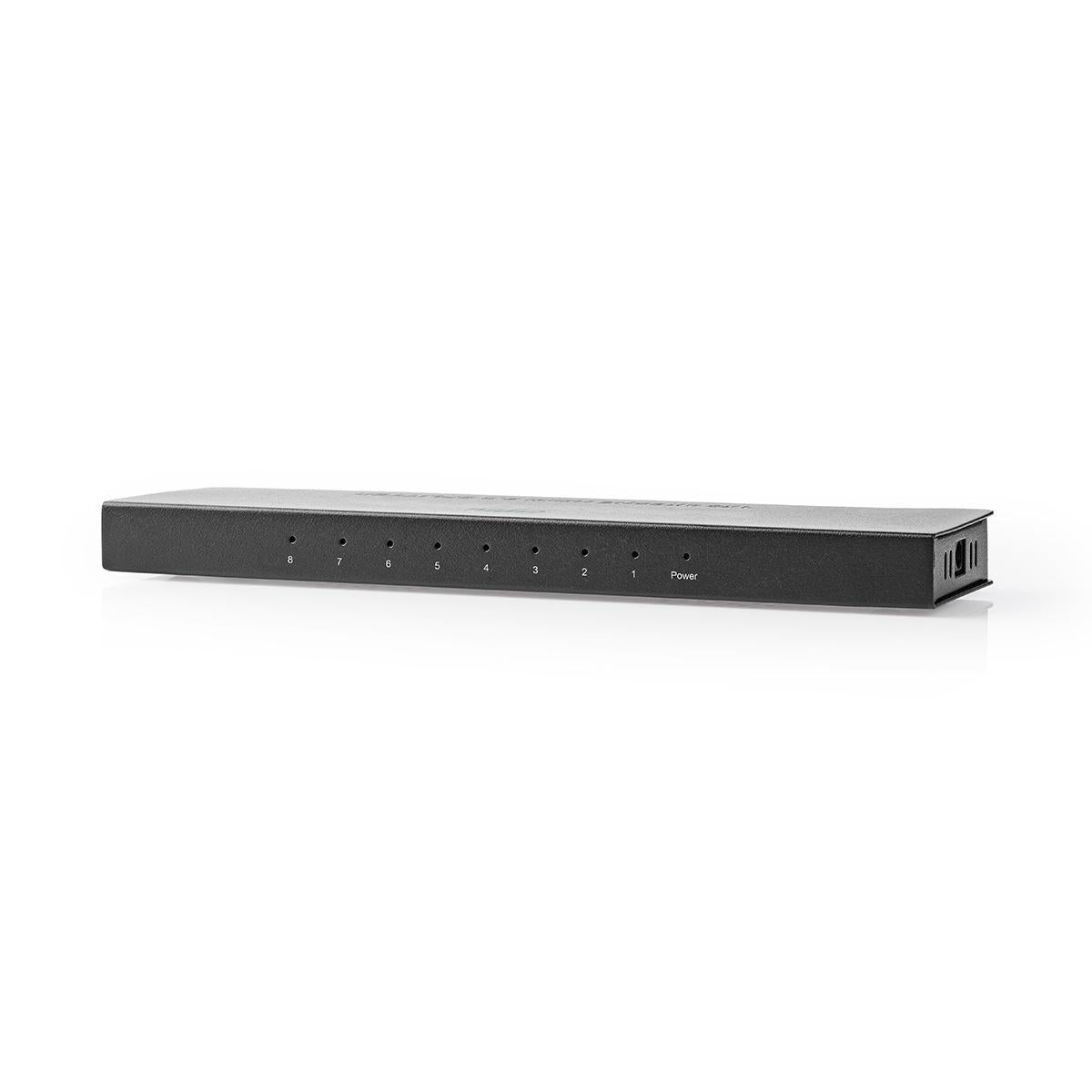 HDMI ™ Splitter | 8-Port port(s) | HDMI™ Eingang | 8x HDMI™ Ausgang | 4K@60Hz | 18 Gbps | Metall | Anthrazit