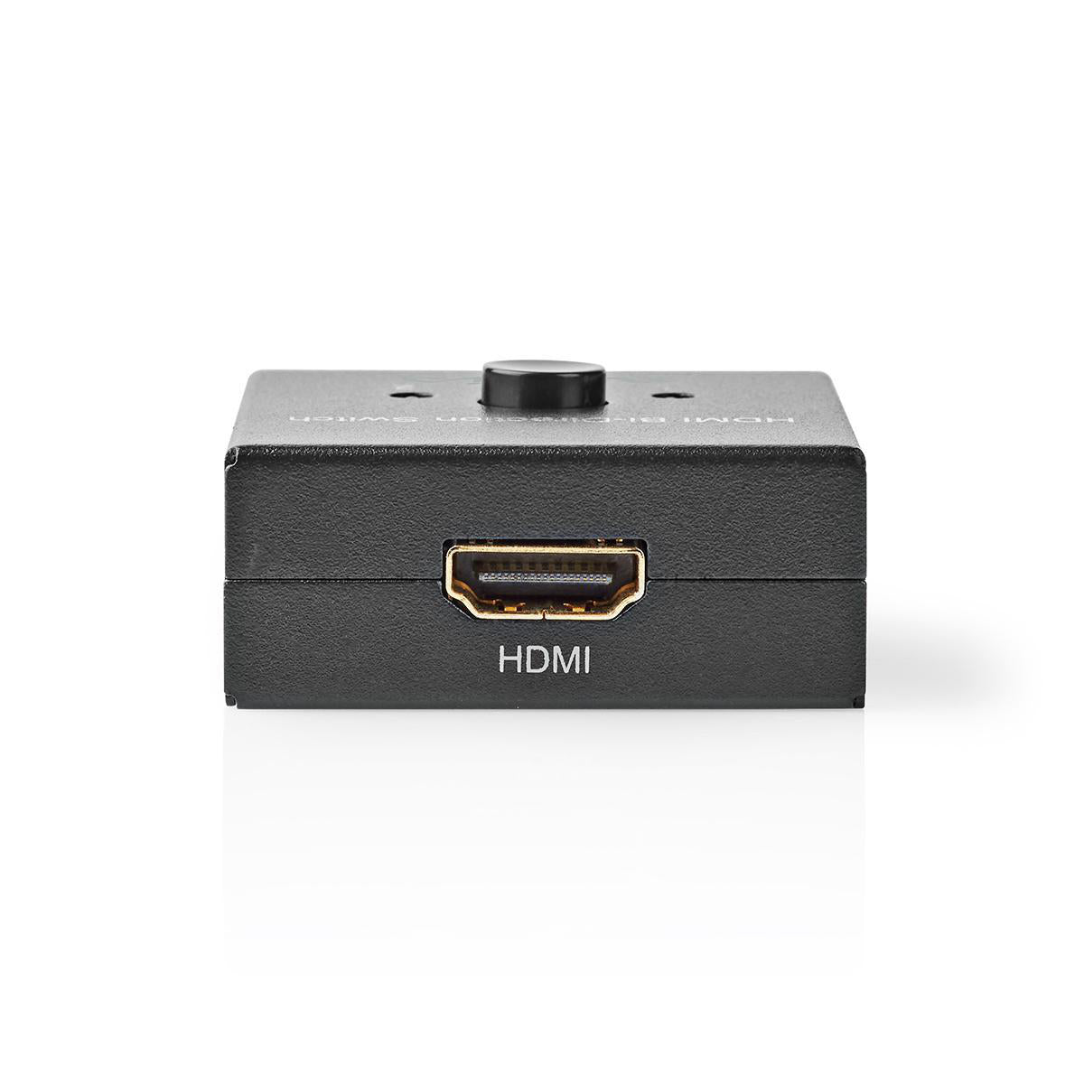 HDMI ™ Schalter | 3-Port port(s) | 1x HDMI™ Eingang / 2x HDMI™ Eingang | 1x HDMI™ Ausgang / 2x HDMI™ Ausgang | 4K@60Hz | 6 Gbps | Metall | Anthrazit