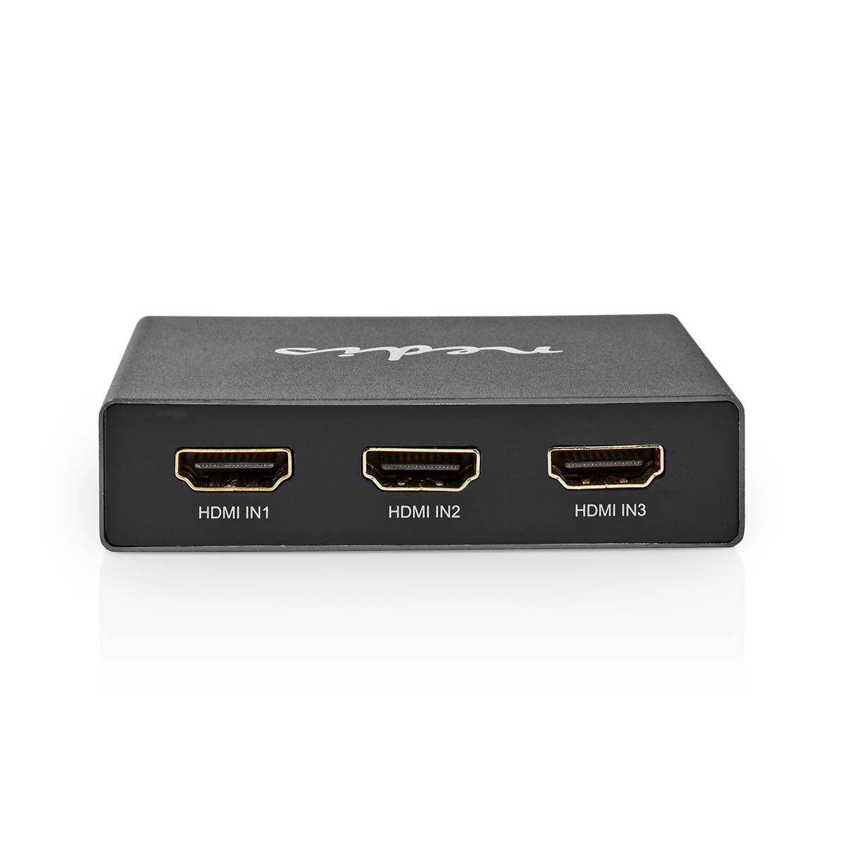 HDMI ™ Schalter | 3-Port port(s) | 3x HDMI™ Eingang | HDMI™ Ausgang | 8K@60Hz | 45 Gbps | ferngesteuert | Aluminium | Anthrazit