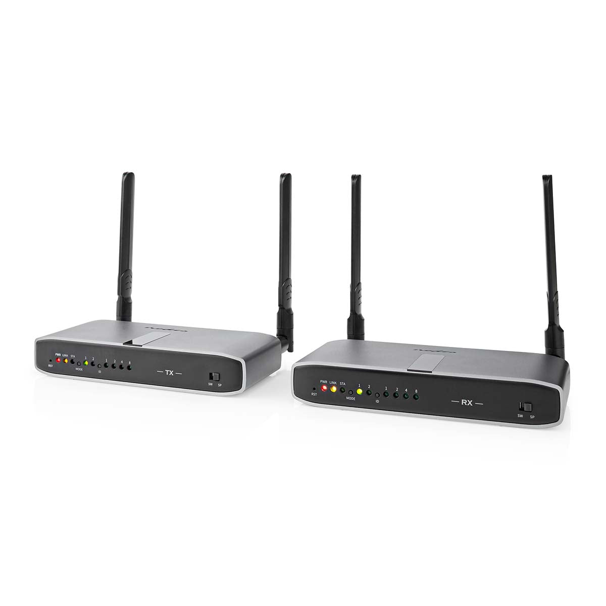 Wireless HDMI ™ Übertrager | WLAN | 5.15 - 5.85 MHz | 100.0 m (Sichtlinie) | Maximale Auflösung: Full HD 1080p | 6.75 Gbps | IR-Rücksendefunktion | ABS | Anthrazit