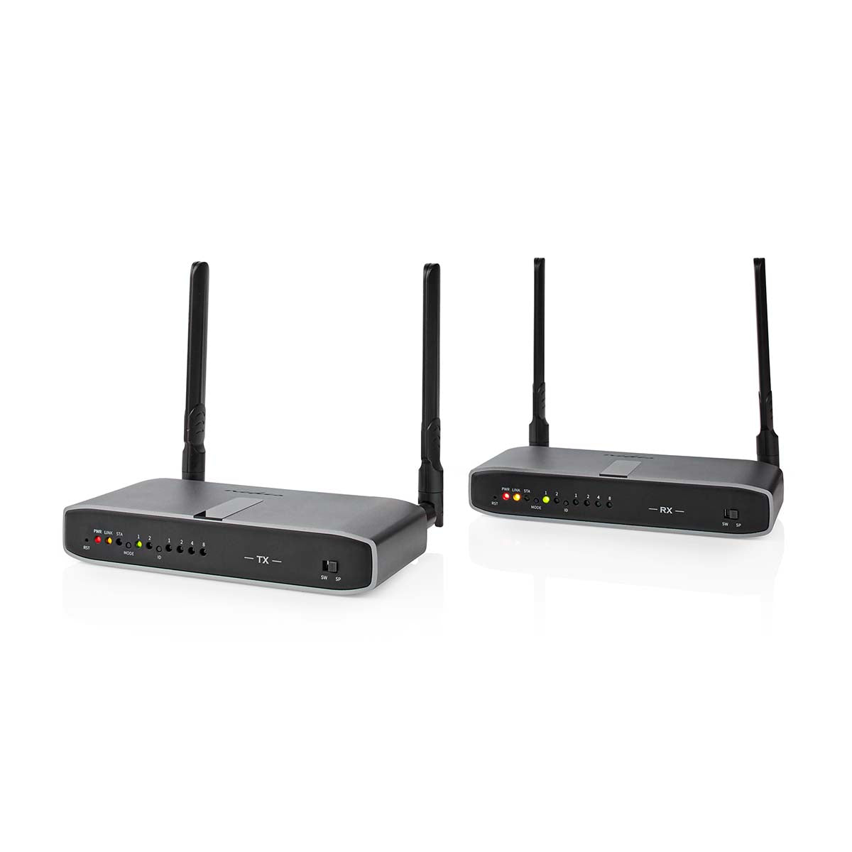 Wireless HDMI ™ Übertrager | WLAN | 5.15 - 5.85 MHz | 100.0 m (Sichtlinie) | Maximale Auflösung: Full HD 1080p | 6.75 Gbps | IR-Rücksendefunktion | ABS | Anthrazit