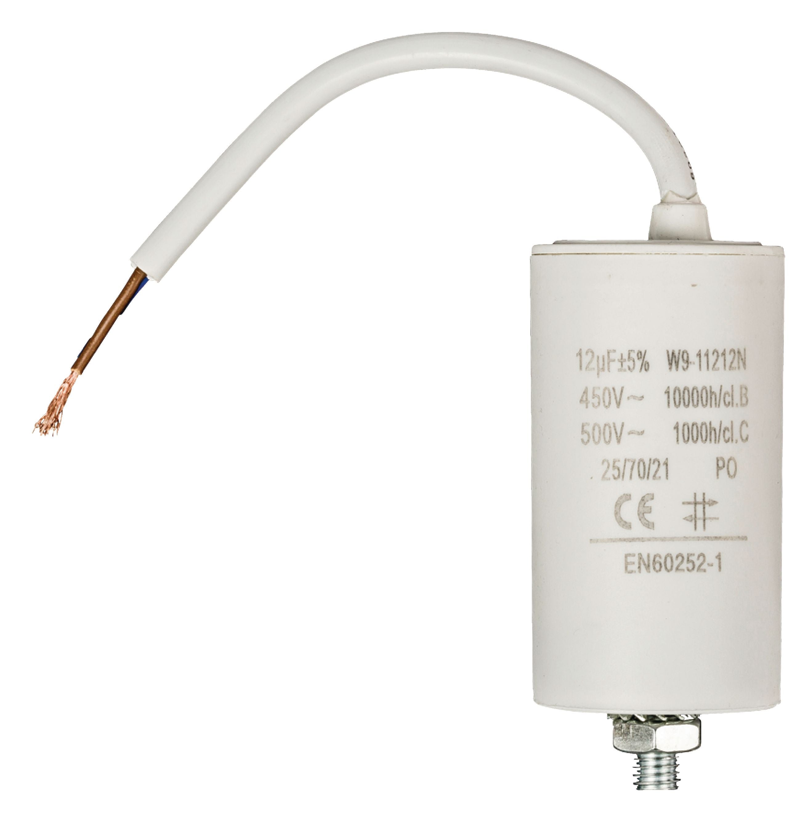 Kondensator 12.0uf / 450 V + cable