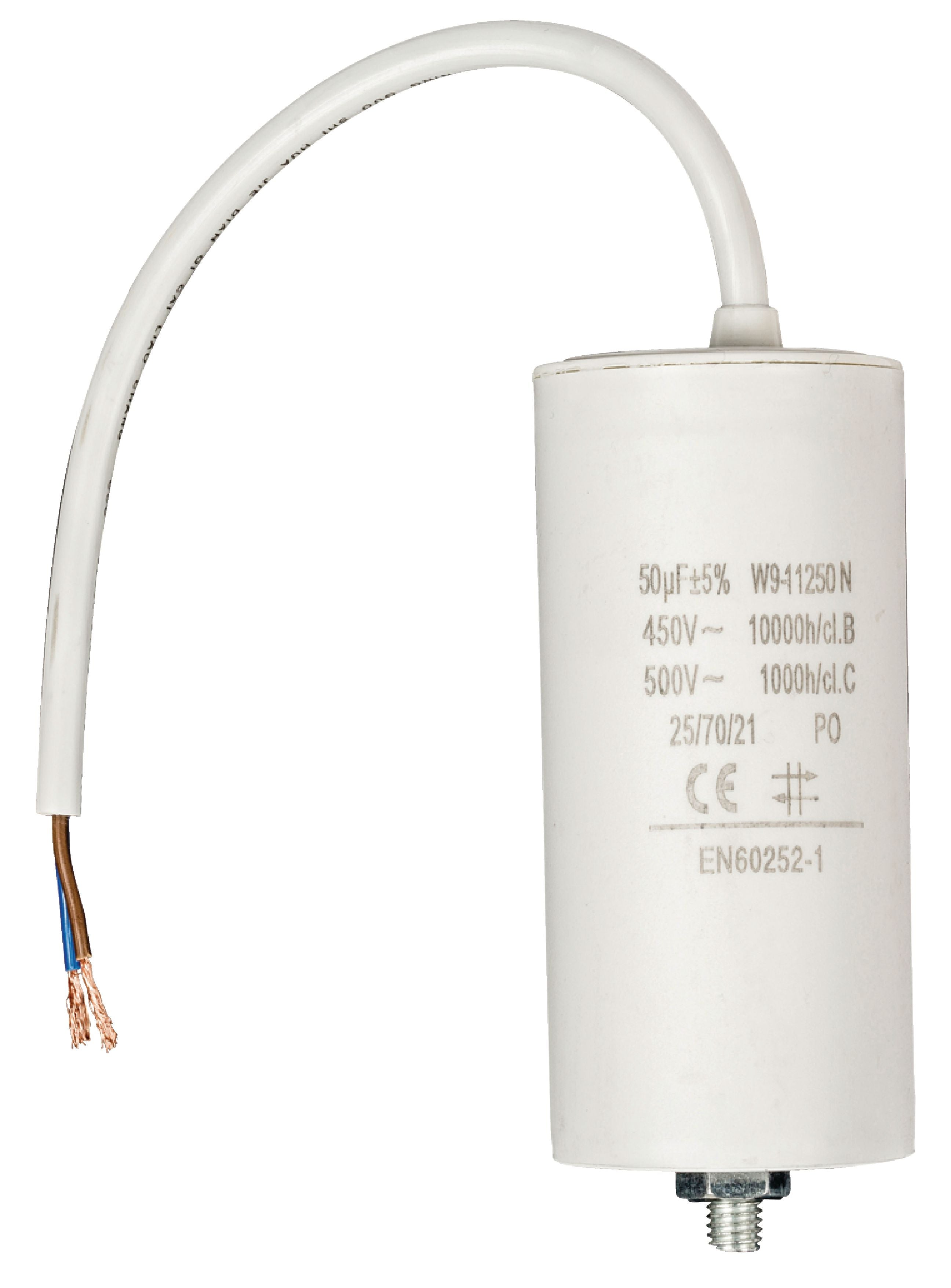 Kondensator 50.0uf / 450 V + cable