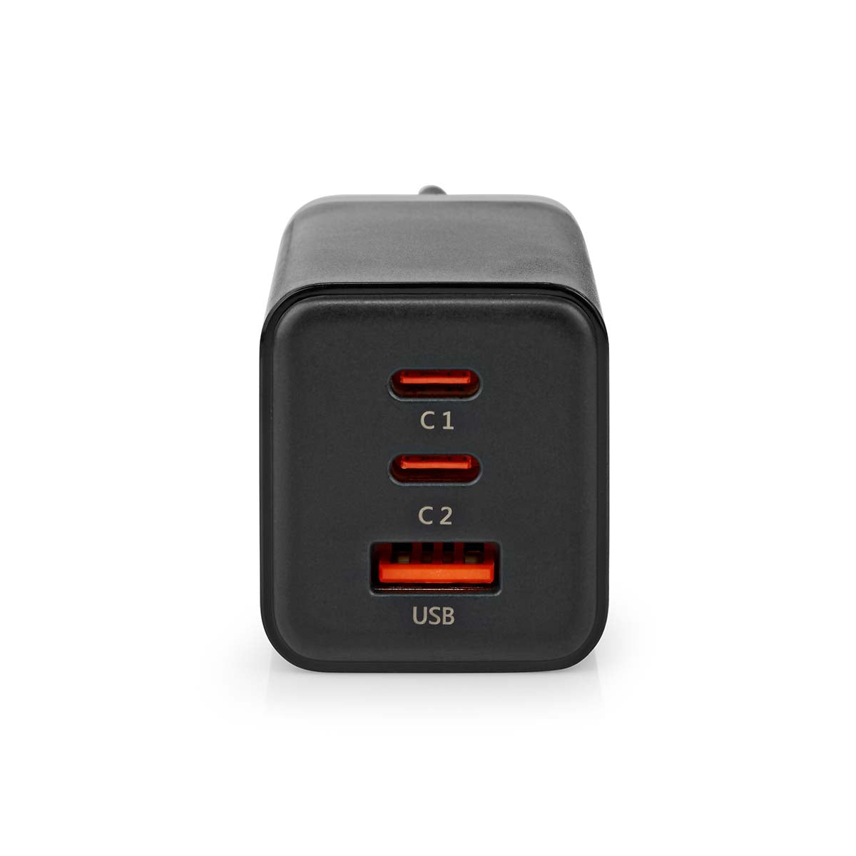 Netzladegerät | 65 W | GaN | Schnellladefunktion | 3.0 / 3.25 A A | Anzahl der Ausgänge: 3 | USB-A / 2x USB-C™ | Automatische Spannungswahl