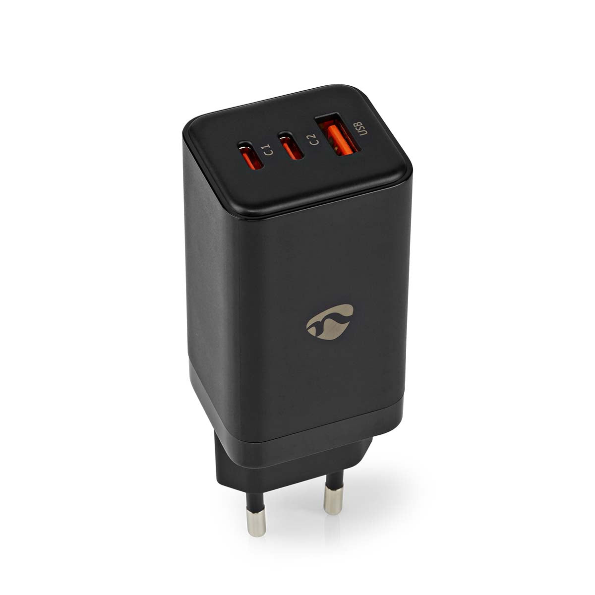 Netzladegerät | 65 W | GaN | Schnellladefunktion | 3.0 / 3.25 A A | Anzahl der Ausgänge: 3 | USB-A / 2x USB-C™ | Automatische Spannungswahl