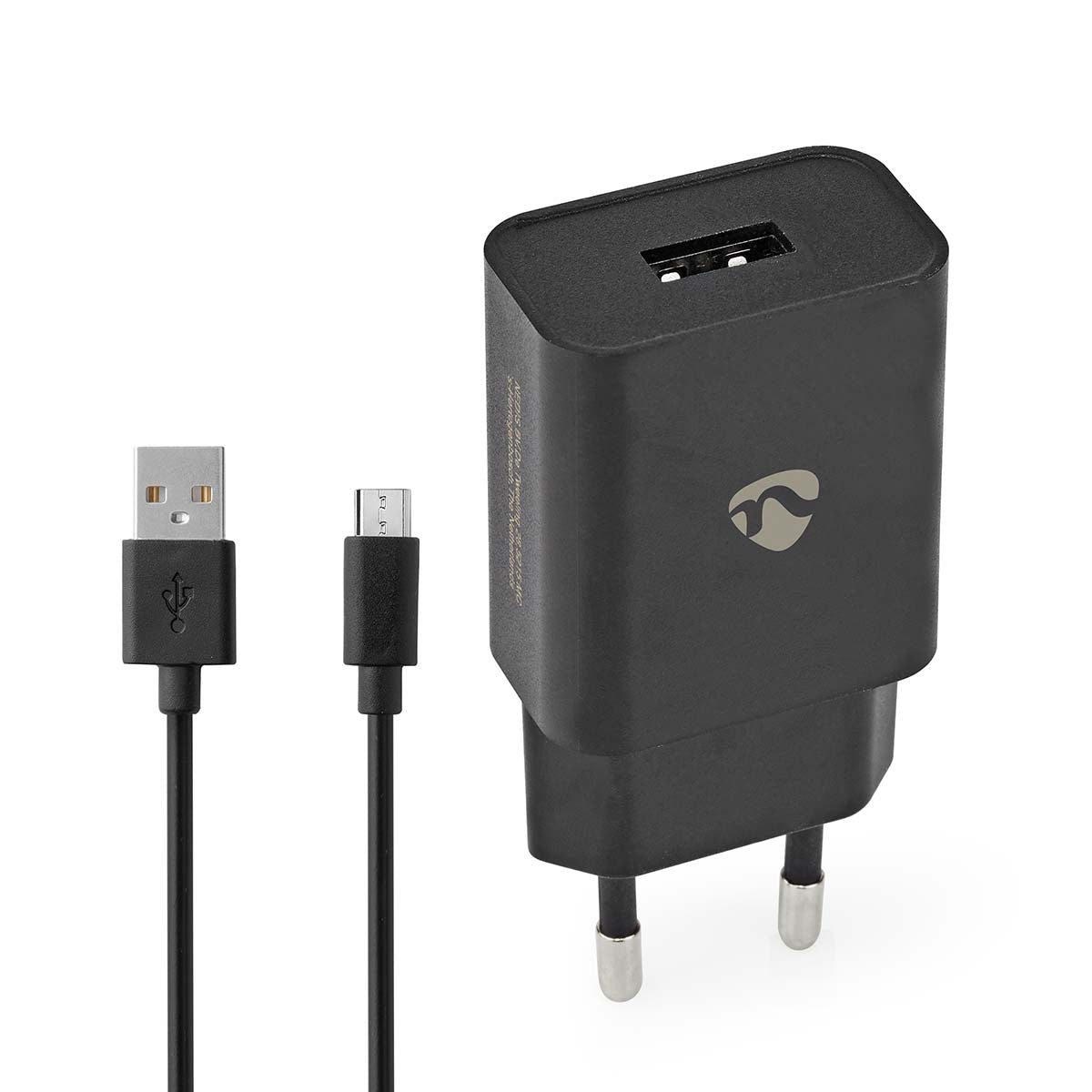 Netzladegerät | 5 W | Schnellladefunktion | 1.0 A A | Anzahl der Ausgänge: 1 | USB-A | Micro USB (Lose) Kabel | 1.00 m | Single Voltage Output