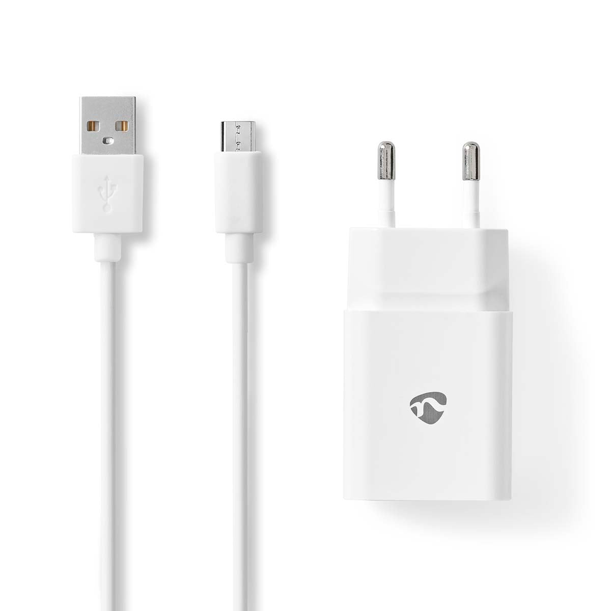 Netzladegerät | 12 W | Schnellladefunktion | 1x 2.1 A A | Anzahl der Ausgänge: 1 | USB-A | Micro USB (Lose) Kabel | 1.00 m | Single Voltage Output