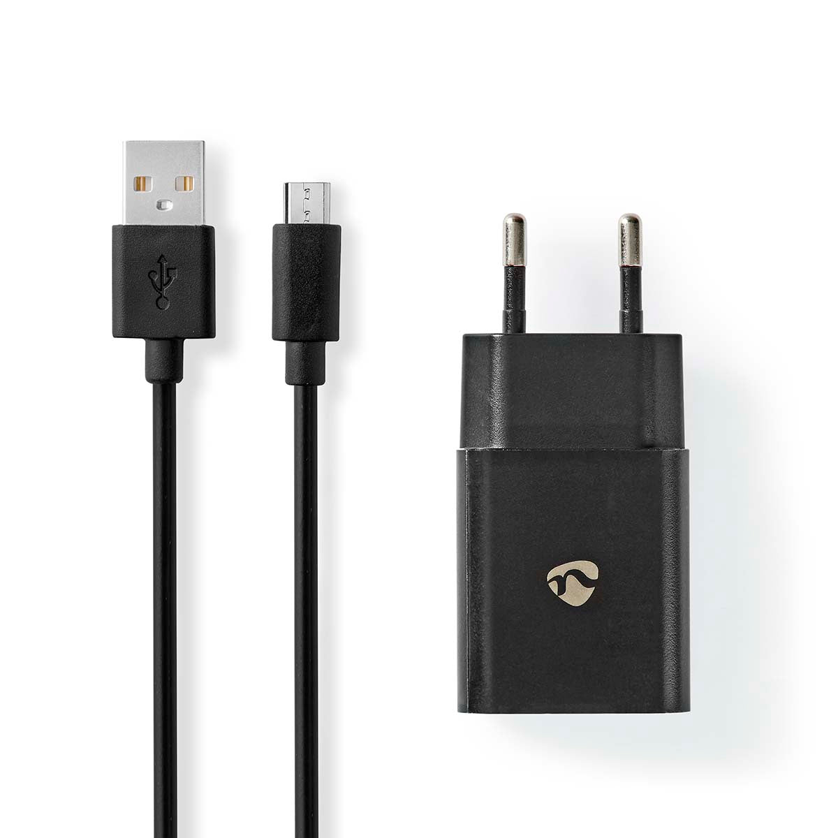 Netzladegerät | 12 W | Schnellladefunktion | 1x 2.1 A A | Anzahl der Ausgänge: 1 | USB-A | Micro USB (Lose) Kabel | 1.00 m | Single Voltage Output