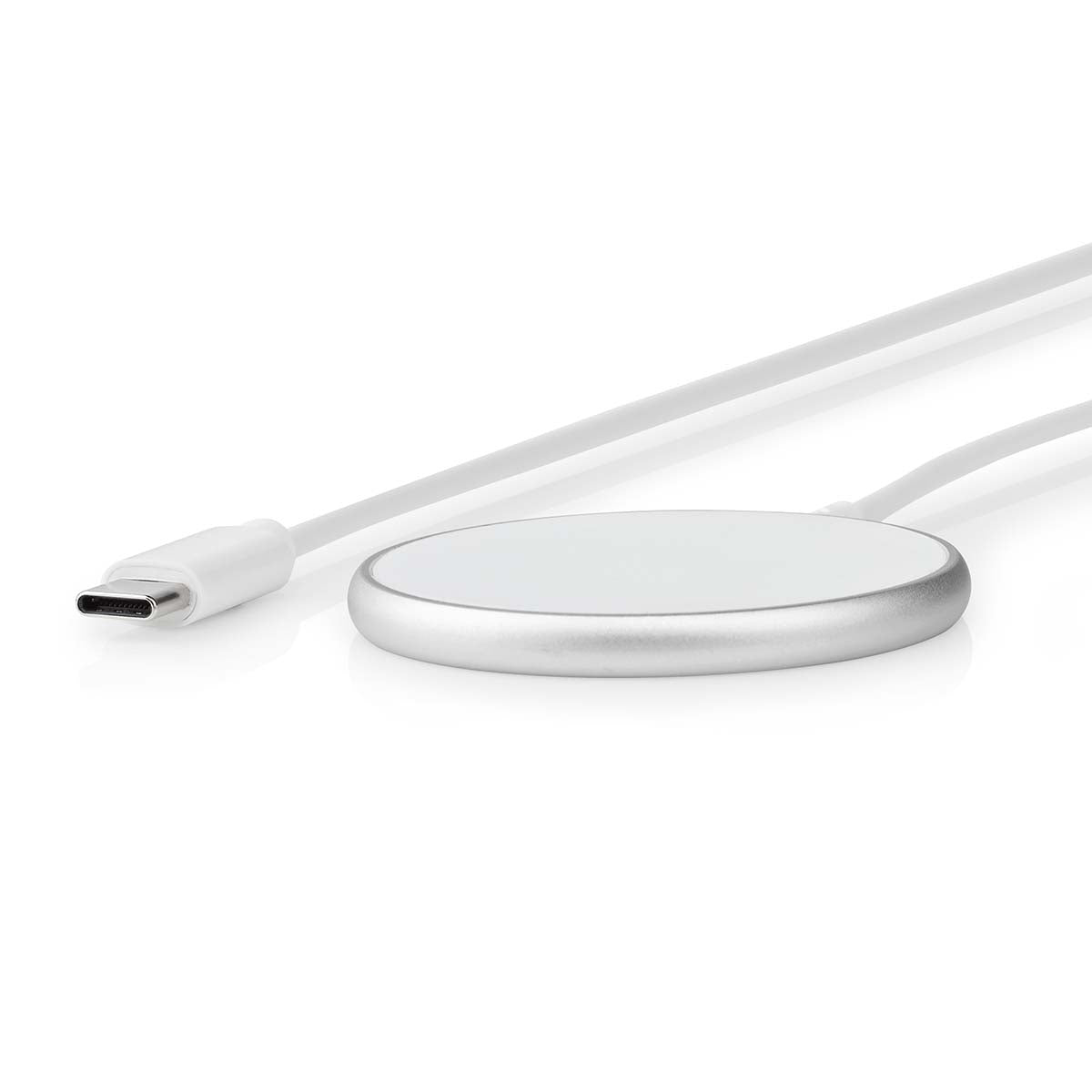 Drahtloses Ladegerät | 5 / 7.5 / 10 / 15 W | 1.0 / 1.1 / 1.67 / 2 A | inkl. Kabel | USB Type-C™ | 1.00 m