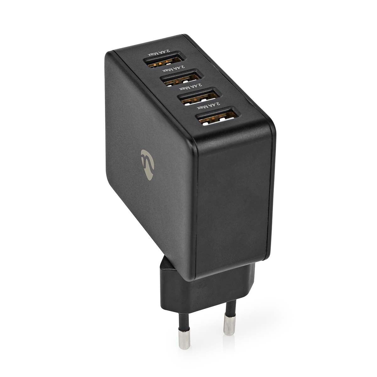 Netzladegerät | 24 W | Schnellladefunktion | 4x 2.4 A | Anzahl der Ausgänge: 4 | 4x USB-A | Kein Kabel im Lieferumfang enthalten | Single Voltage Output