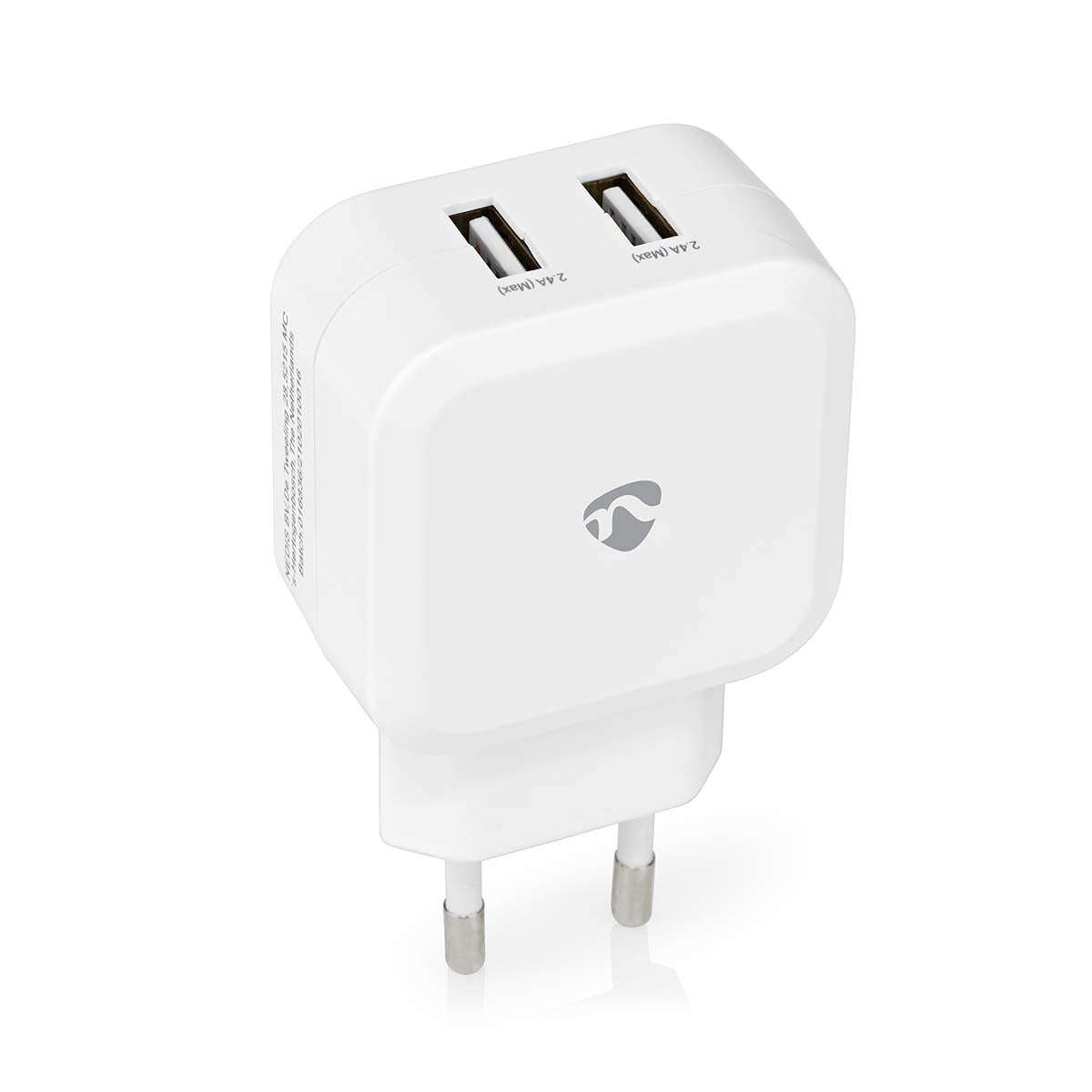 Netzladegerät | 24 W | Schnellladefunktion | 2x 2.4 A A | Anzahl der Ausgänge: 2 | 2x USB-A | Kein Kabel im Lieferumfang enthalten | Single Voltage Output