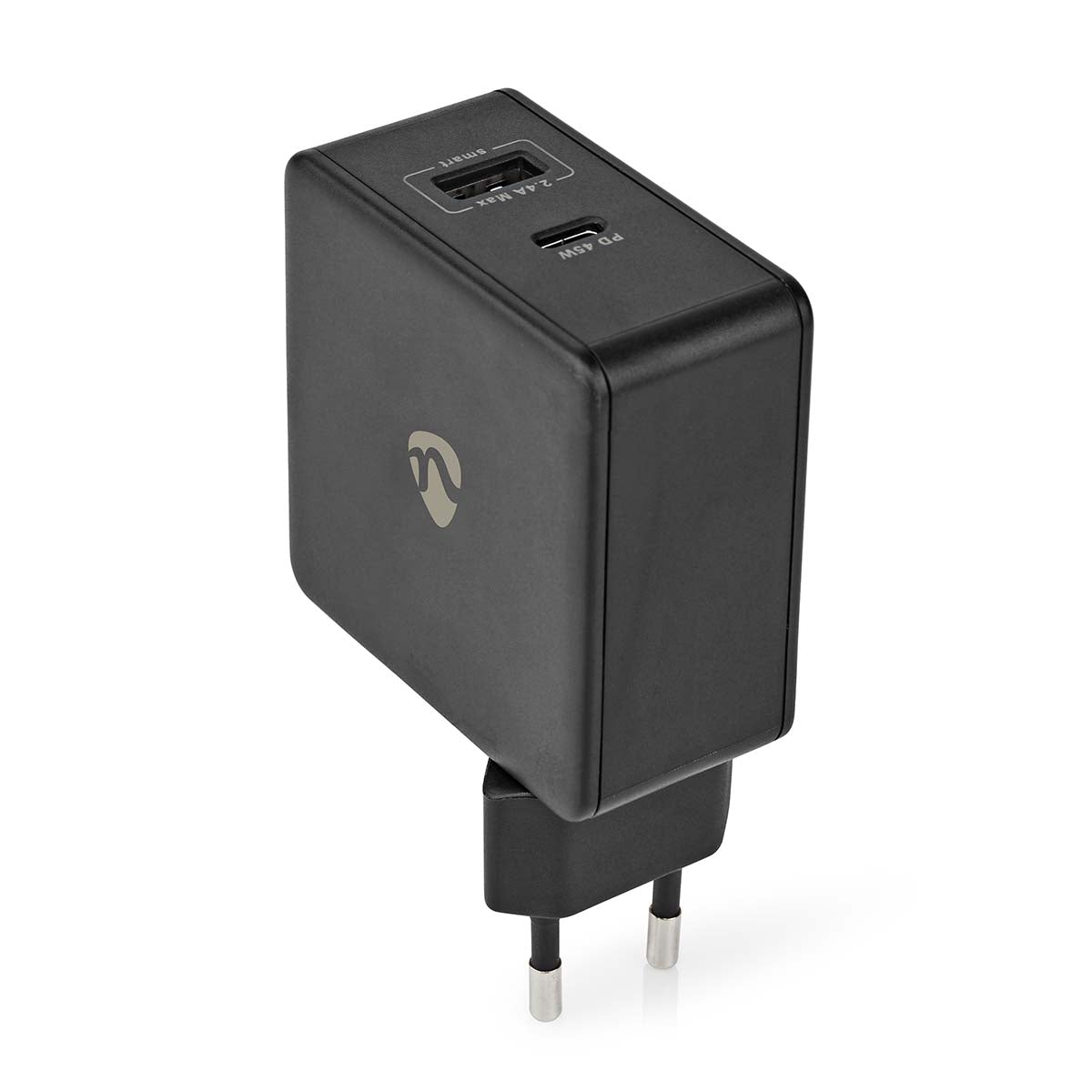 Netzladegerät | 57 W | Schnellladefunktion | 2.25 A / 2.4 / 3.0 A | Anzahl der Ausgänge: 2 | USB-A / USB-C™ | Kein Kabel im Lieferumfang enthalten | Automatische Spannungswahl