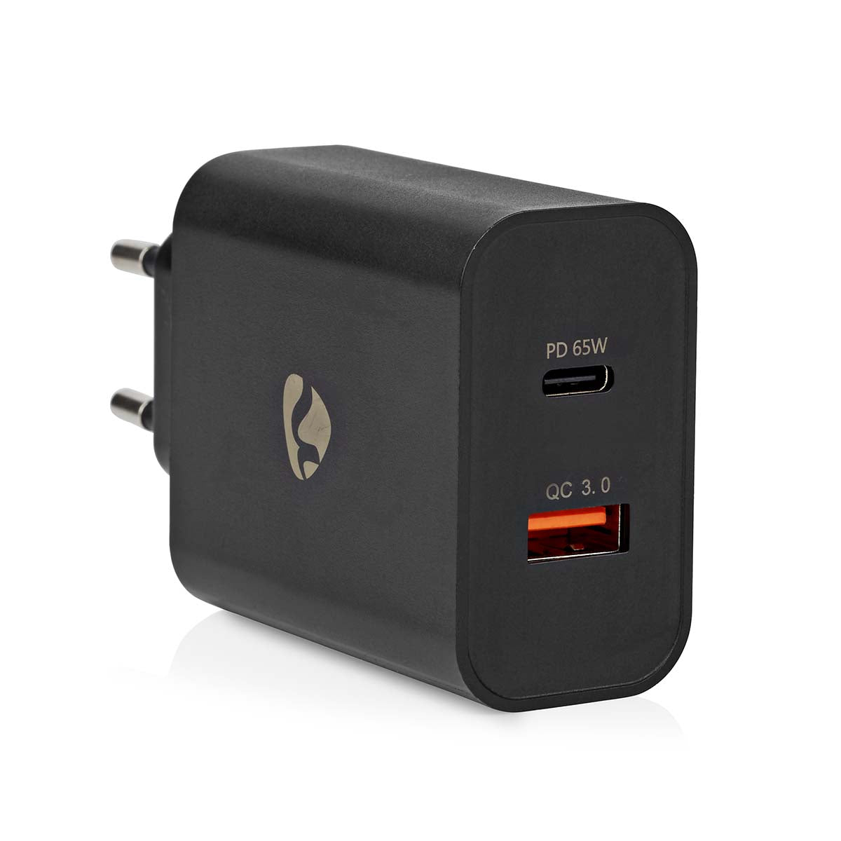 Netzladegerät | 65 W | Schnellladefunktion | 2.0 / 2.25 A / 3.25 A A | Anzahl der Ausgänge: 2 | USB-A / USB-C™ | Automatische Spannungswahl