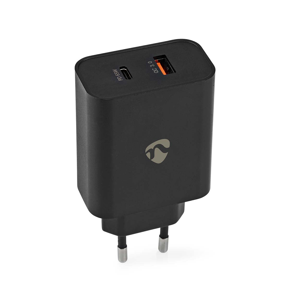 Netzladegerät | 65 W | Schnellladefunktion | 2.0 / 2.25 A / 3.25 A A | Anzahl der Ausgänge: 2 | USB-A / USB-C™ | Automatische Spannungswahl