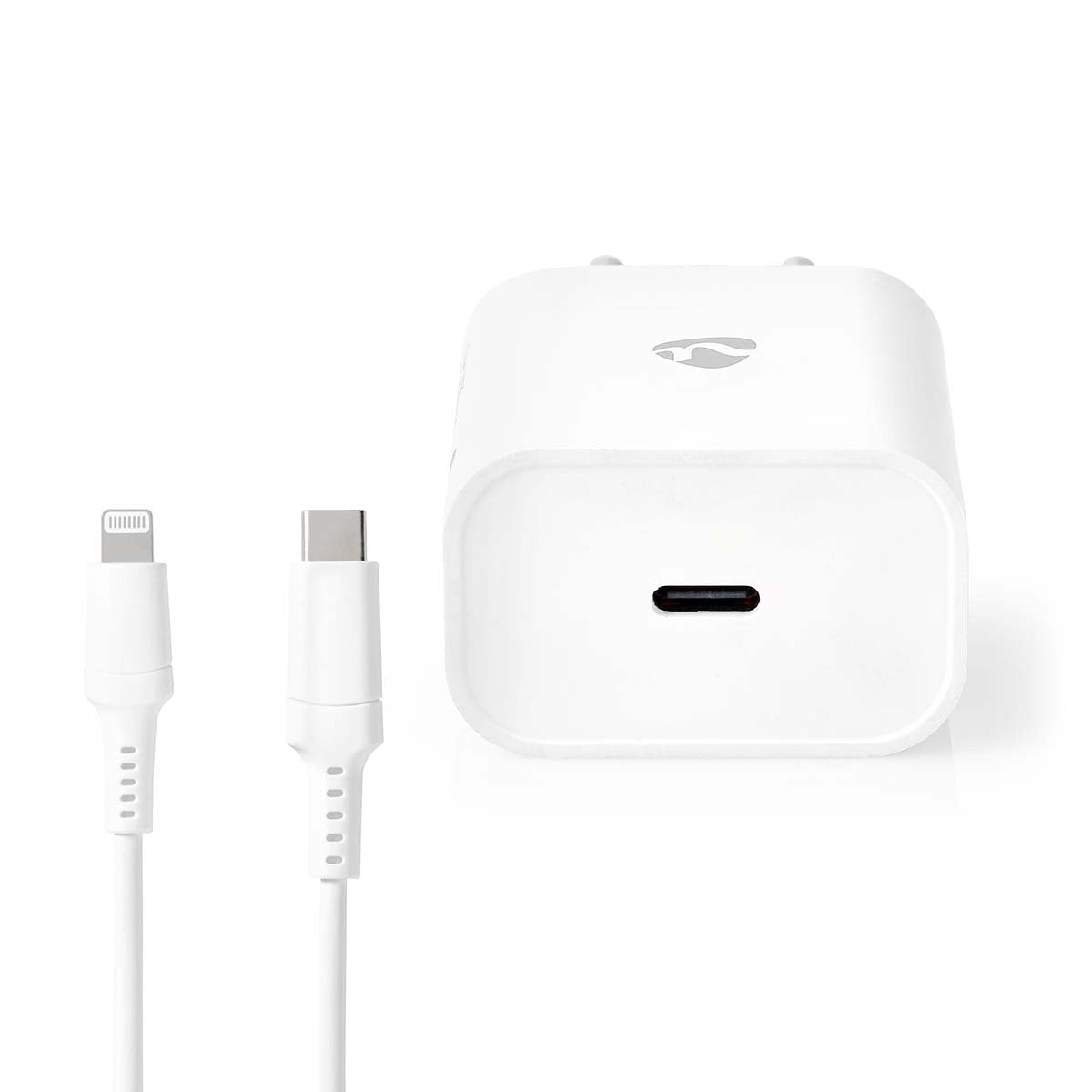 Netzladegerät | 20 W | Schnellladefunktion | 1.67 A / 2.22 A / 3.0 A | Anzahl der Ausgänge: 1 | USB-C™ | Lightning 8-Pin (Lose) Kabel | 1.00 m | Automatische Spannungswahl