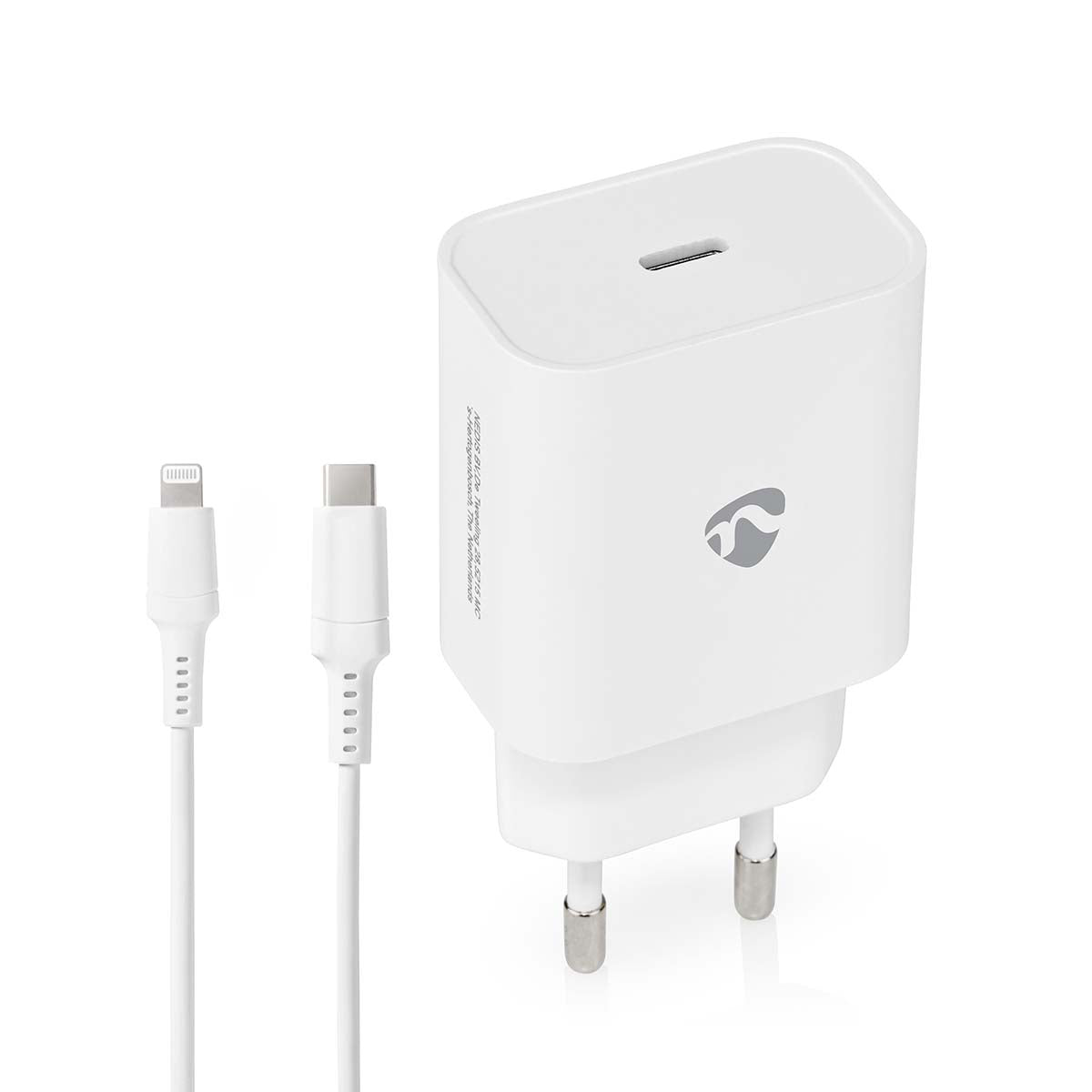 Netzladegerät | 20 W | Schnellladefunktion | 1.67 A / 2.22 A / 3.0 A | Anzahl der Ausgänge: 1 | USB-C™ | Lightning 8-Pin (Lose) Kabel | 1.00 m | Automatische Spannungswahl