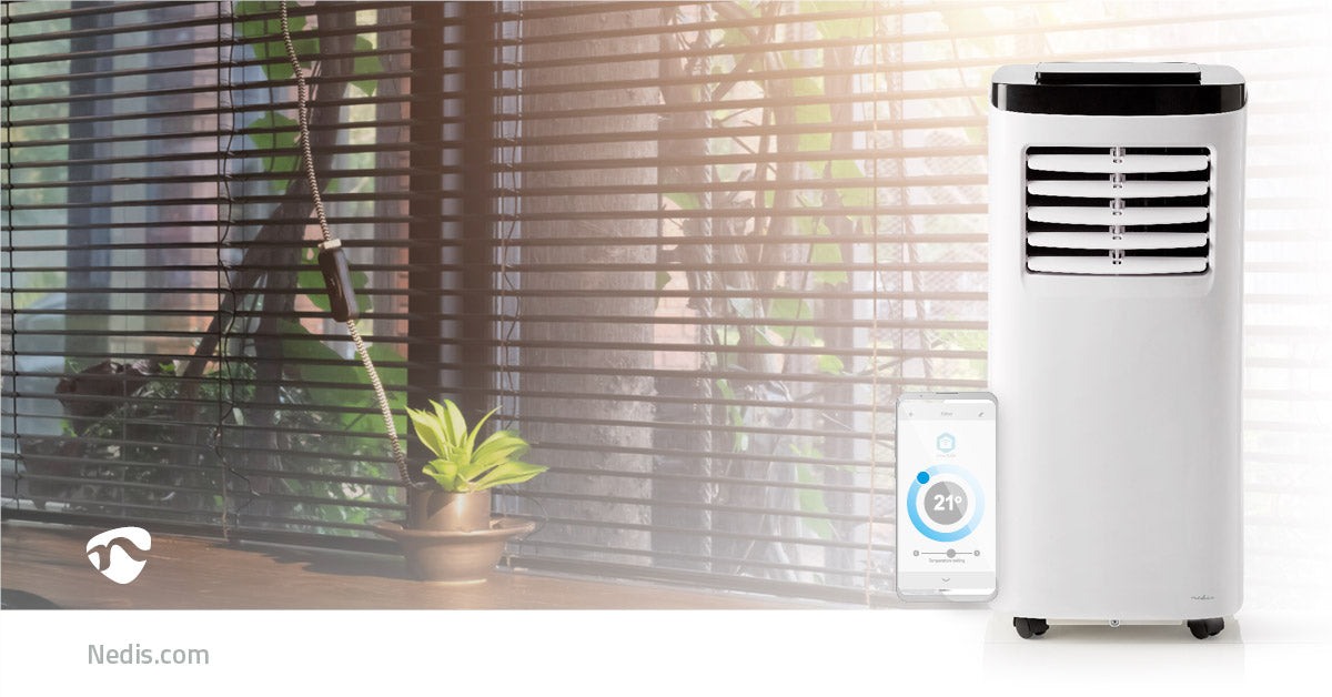 SmartLife 3-in-1-Klimaanlage | Wi-Fi | 7000 BTU | 60 m³ | Entfeuchtung | Android™ / IOS | Energieklasse: A | 2-Geschwindigkeitsstufen | 65 dB | Weiss