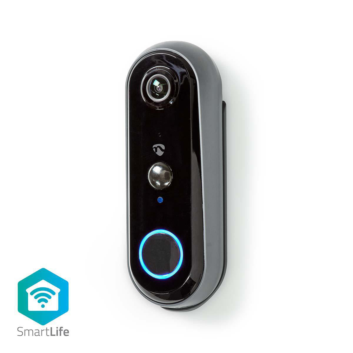 SmartLife Video-Türsprechanlage | Wi-Fi | Batteriebetrieben | Full HD 1080p | Cloud Storage (optional) / microSD (not enthalten) | IP54 | mit Bewegungssensor | Nachtsicht | Grau