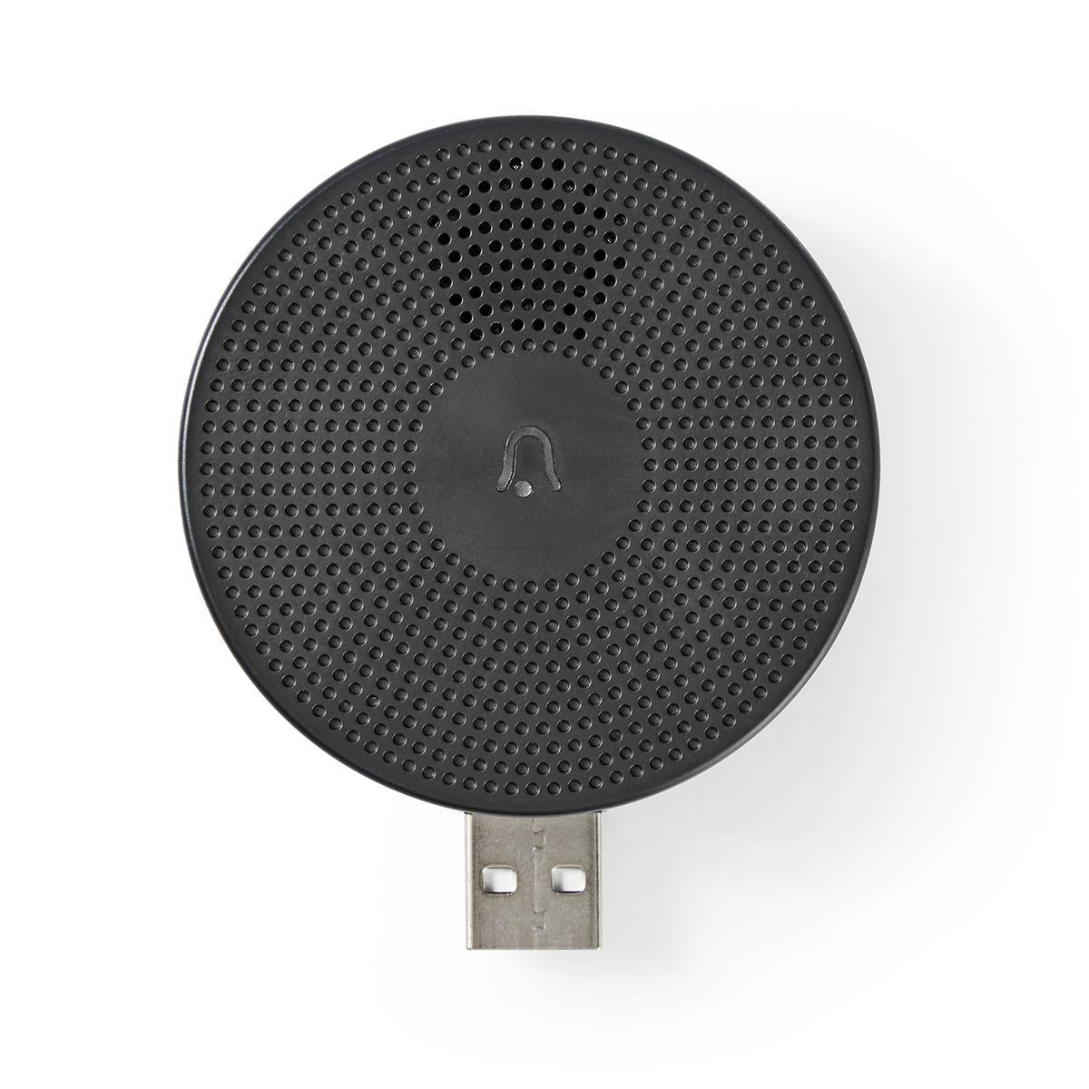 SmartLife Gong | Wi-Fi | Zubehör für: WIFICDP10GY | Stromversorgung über USB | 4 Sounds | 5 V DC | Verstellbares Volumen | Schwarz