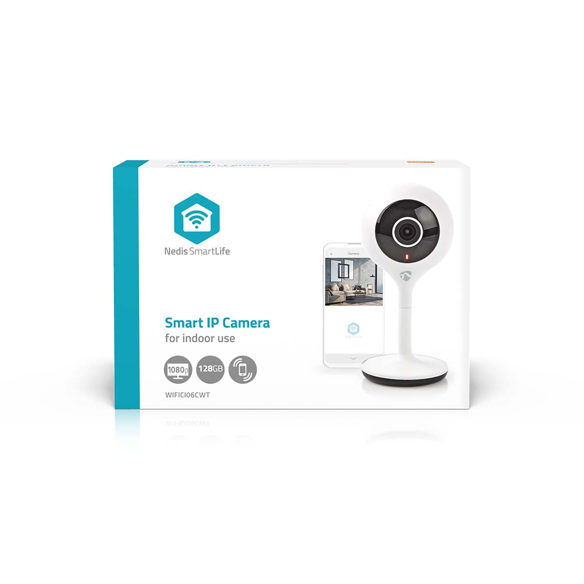 SmartLife Innenkamera | Wi-Fi | Full HD 1080p | Cloud Storage (optional) / microSD (not enthalten) | mit Bewegungssensor | Nachtsicht | Weiss