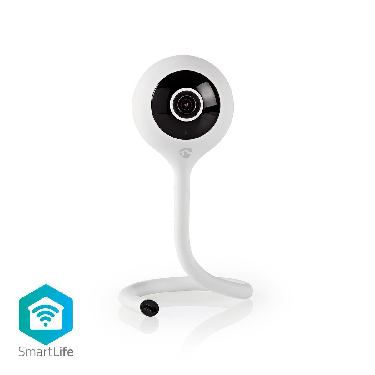 SmartLife Innenkamera | Wi-Fi | Full HD 1080p | Cloud Storage (optional) / microSD (not enthalten) | mit Bewegungssensor | Nachtsicht | Weiss