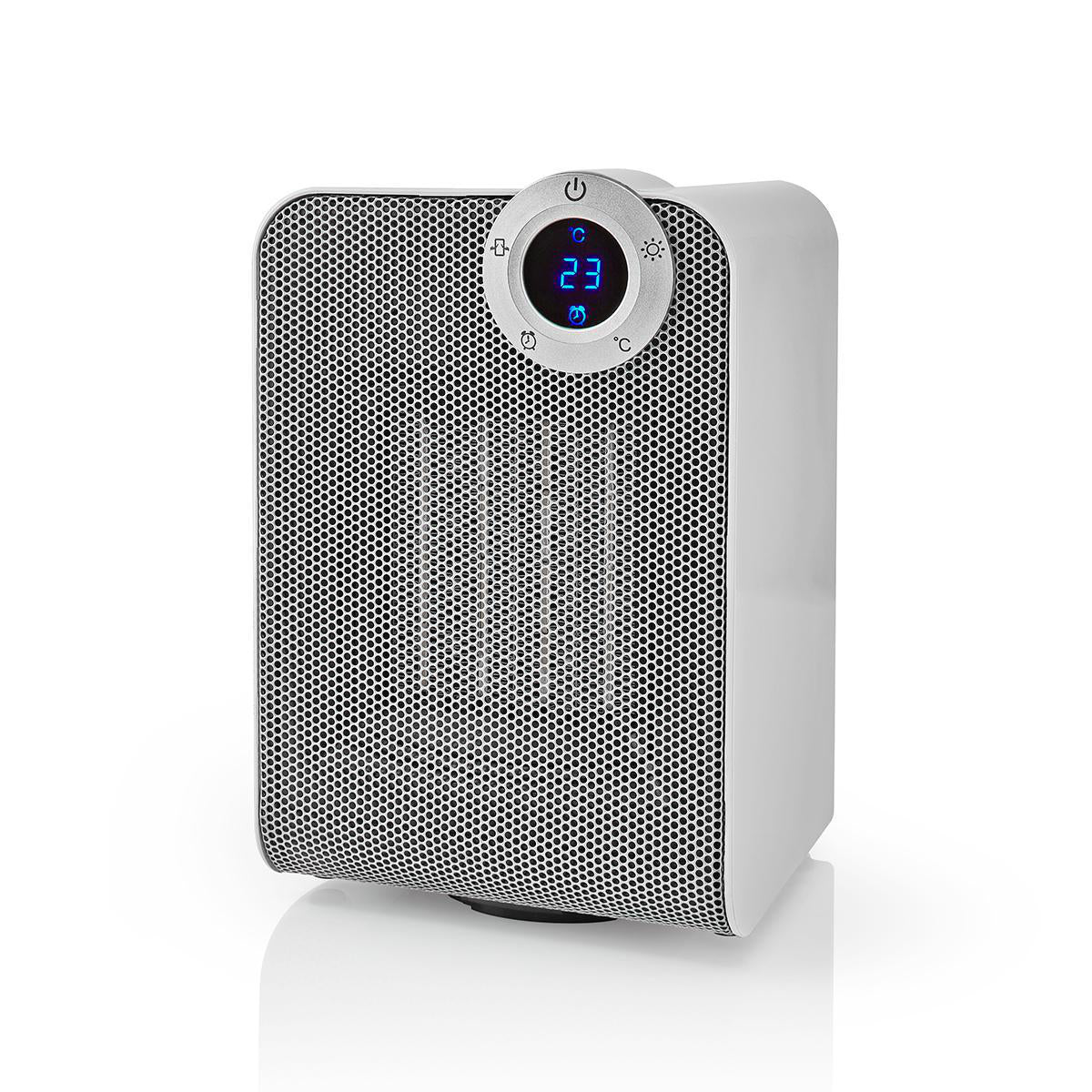 SmartLife Keramik-PTC-Heizlüfter | Wi-Fi | 1800 W | 3 Wärmeeinstellungen | Oszillation | Anzeige | 15 - 35 °C | Android™ / IOS | Weiss