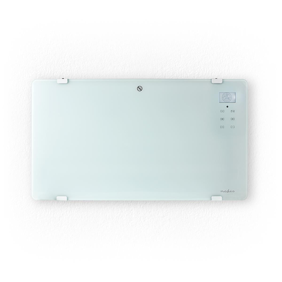 SmartLife Konvektionsheizgeräte | Wi-Fi | geeignet für Badezimmer | Glasverkleidung | 2000 W | 2 Wärmeeinstellungen | LED | 15 - 35 °C | Verstellbares Thermostat | Weiss