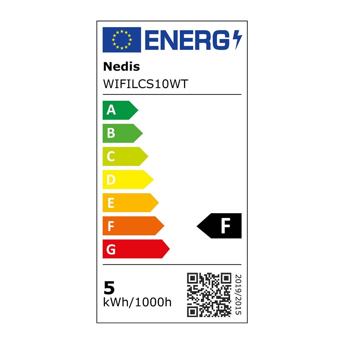 SmartLife Deckenleuchte | Wi-Fi | Warm bis kühlen weiß | Rund | Durchmesser: 52 mm | 68 - 74 mm | 360 lm | 2700 - 6500 K | IP20 | Energieklasse: F | Android™ / IOS