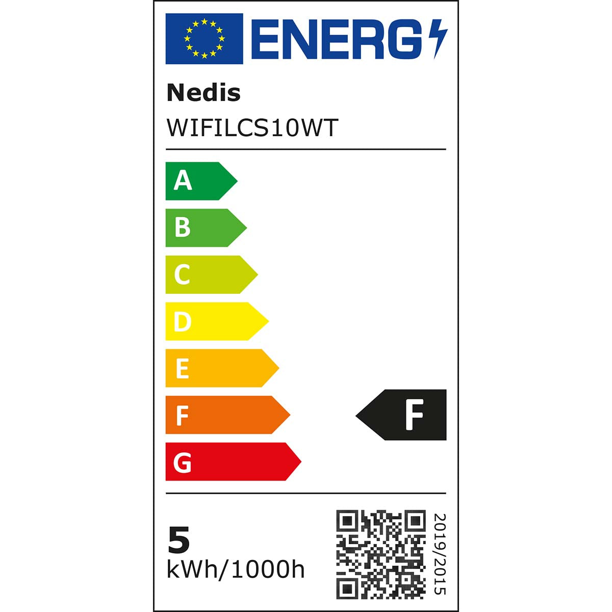 SmartLife Deckenleuchte | Wi-Fi | Warm bis kühlen weiß | Rund | Durchmesser: 52 mm | 68 - 74 mm | 360 lm | 2700 - 6500 K | IP20 | Energieklasse: F | Android™ / IOS