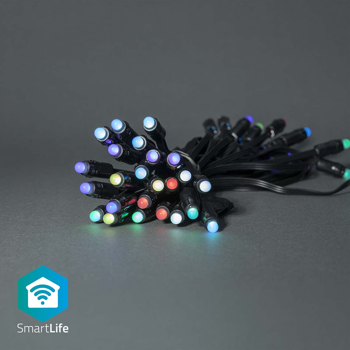 SmartLife Weihnachtsbeleuchtung | Party-Lichter | Wi-Fi | RGB | 48 LED's | 10.80 m | Android™ / IOS