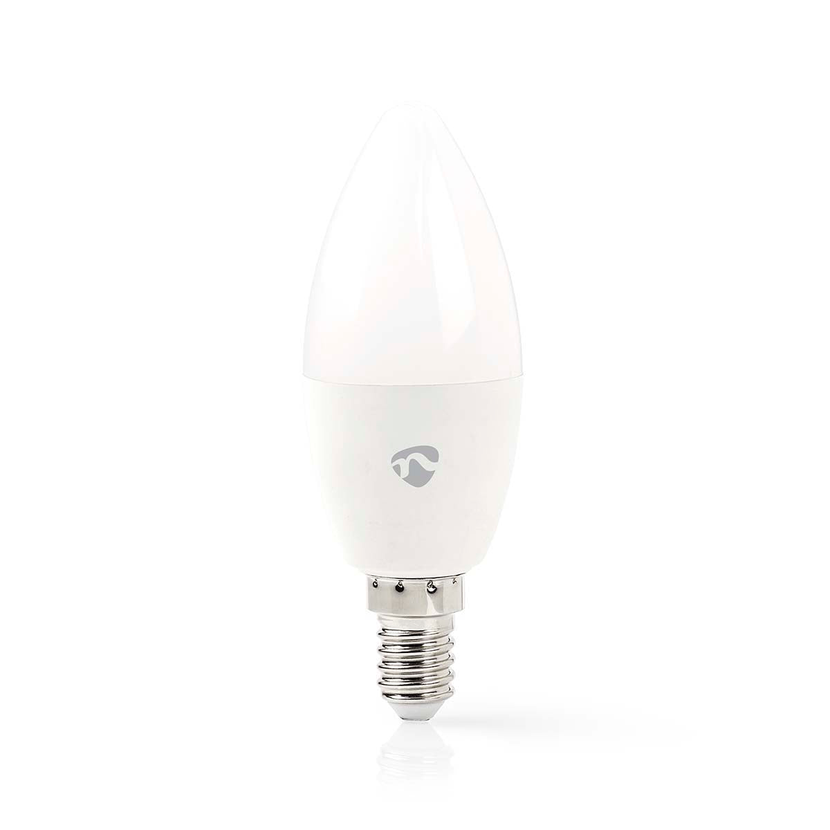 SmartLife Vollfärbige LED-Lampe | Wi-Fi | E14 | 470 lm | 4.9 W | RGB / Warm bis kühlen weiß | 2700 - 6500 K | Android™ / IOS | Kerze | 1 Stück